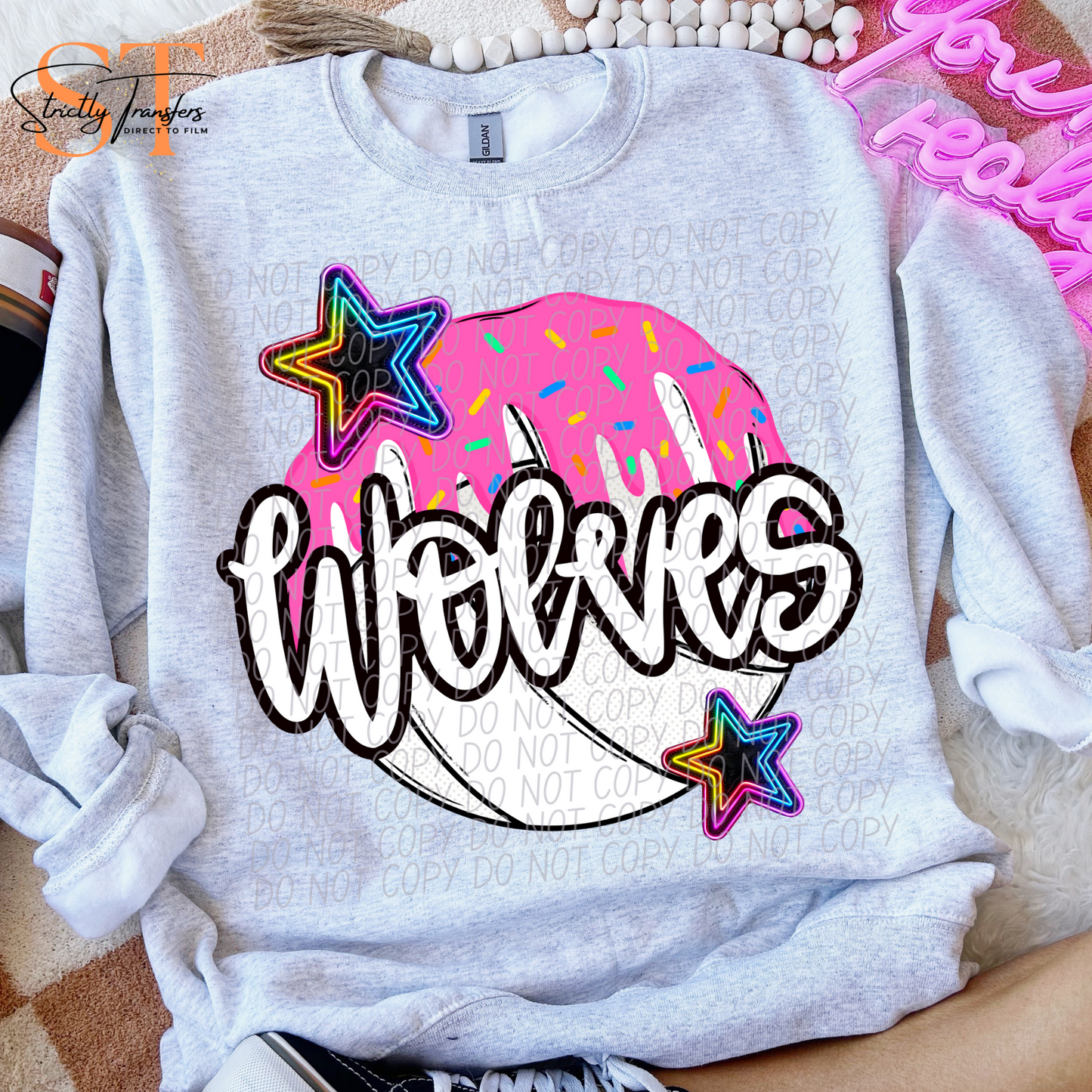 Wolves Sports Drip - 5 sport options Direct to Film Transfers