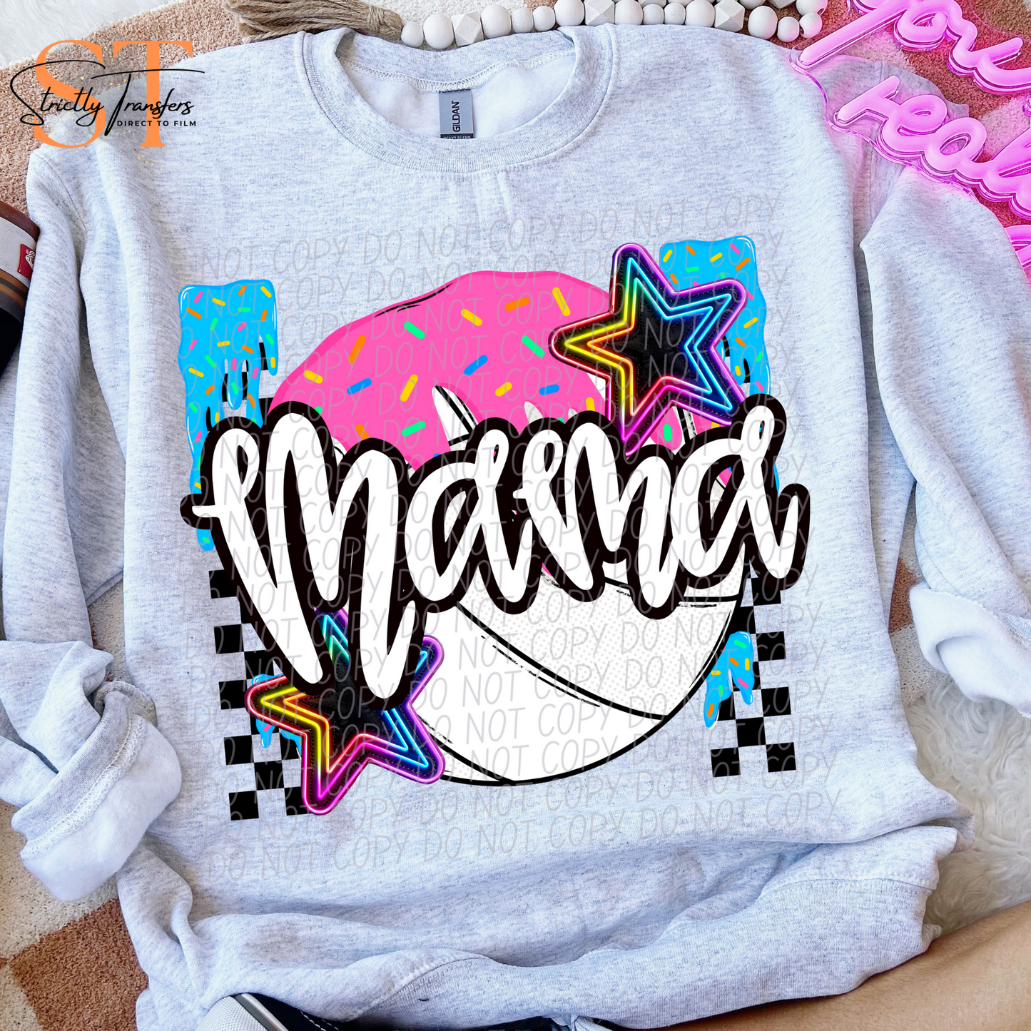 Drip Sports Mama- 5 sport options Direct to Film Transfers