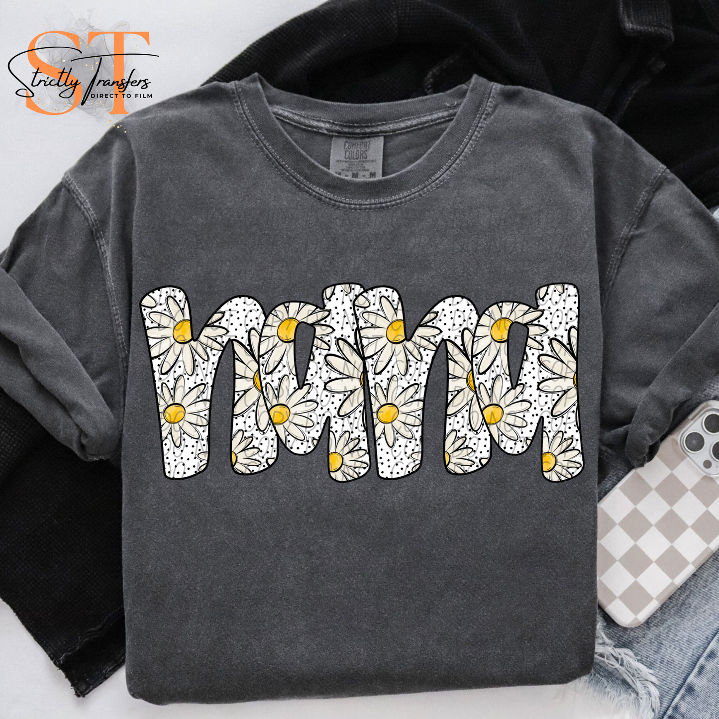 Daisies - Grandma names - 10 options Direct to Film Transfers