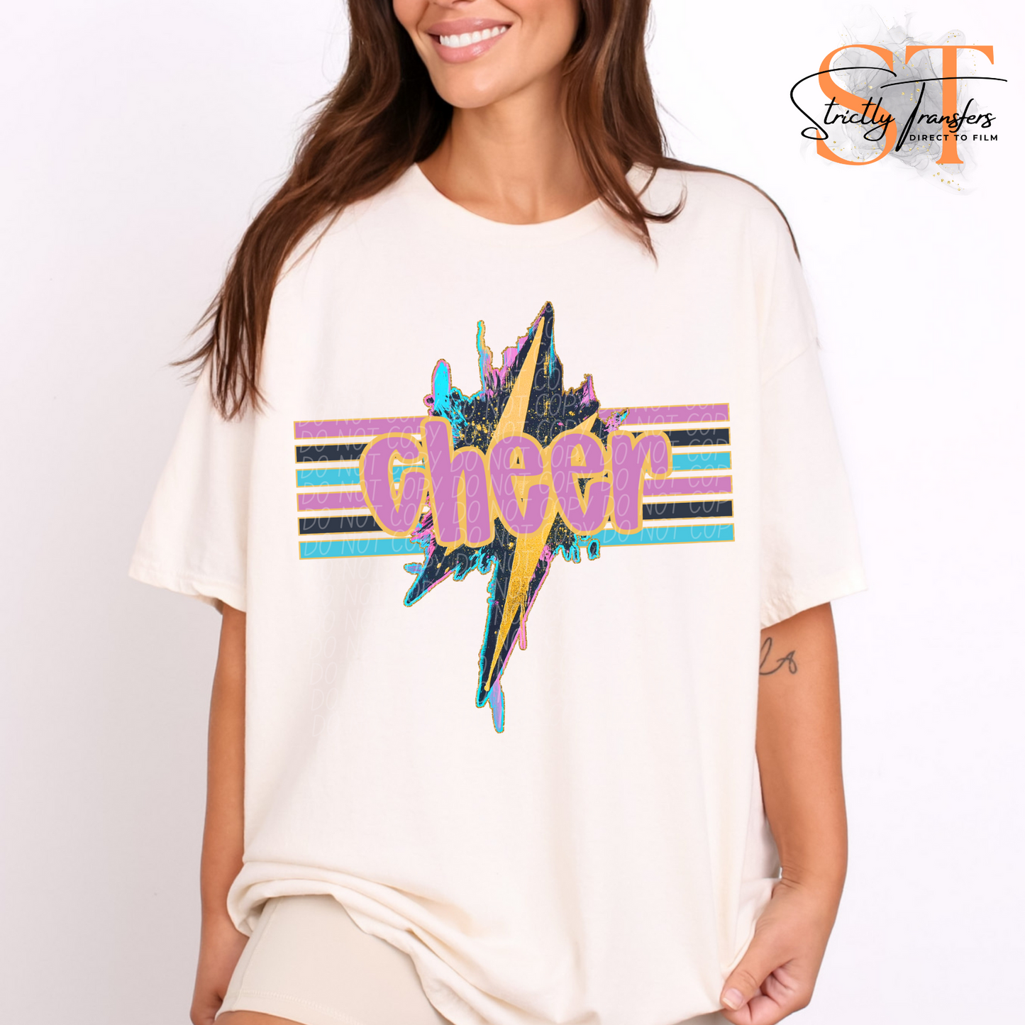 Geode Sports -12 color options Direct to Film Transfers