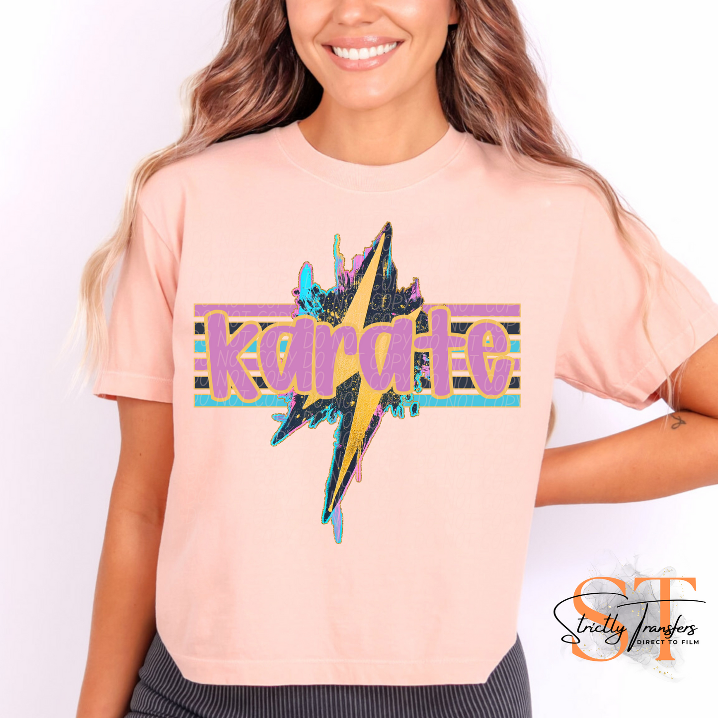 Geode Sports -12 color options Direct to Film Transfers
