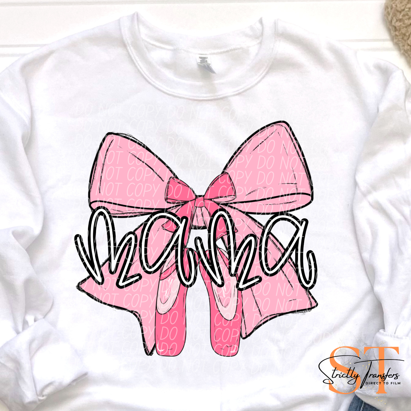 Mama Sport Bows- 7 Sports Direct to Film Transfers