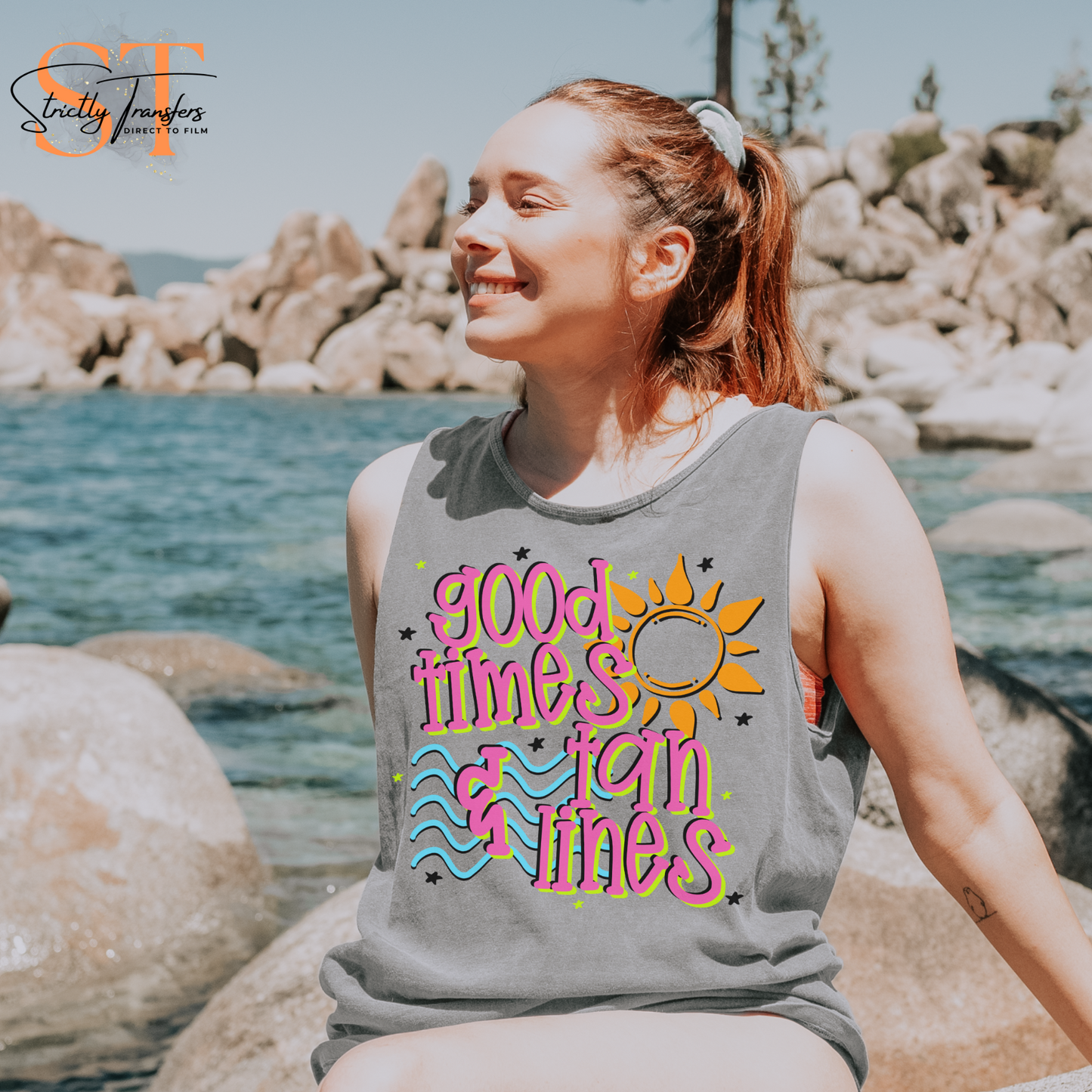 Good Times & Tan Lines Direct to Film Transfers