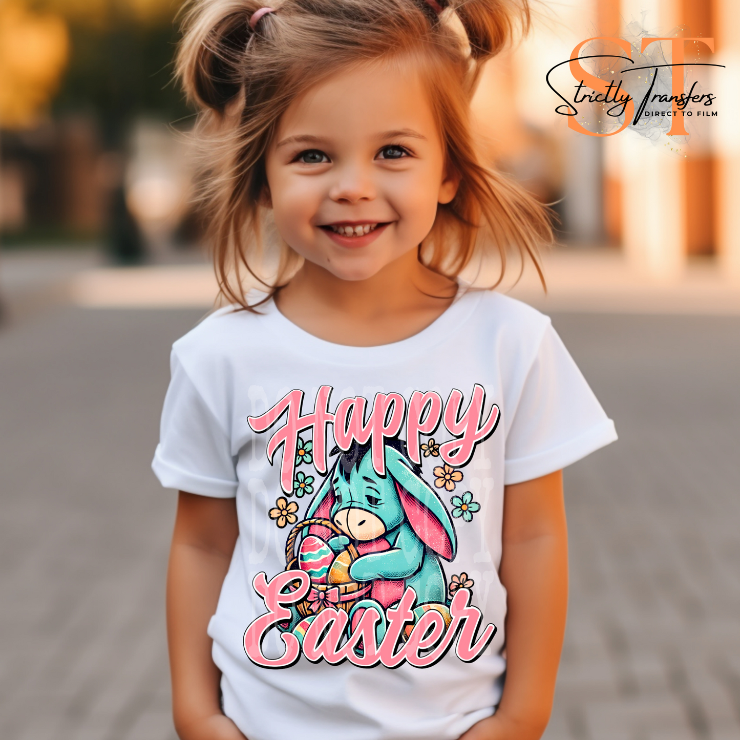 Happy Easter Direct to Film Transfers