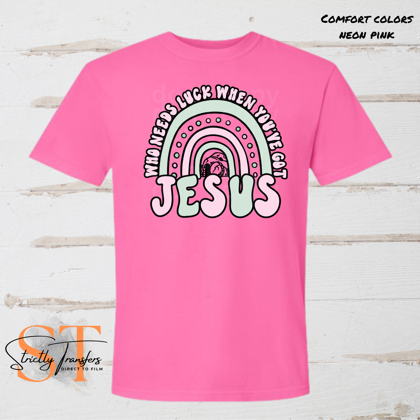 Who Needs Luck When You've Got Jesus Direct to Film Transfers