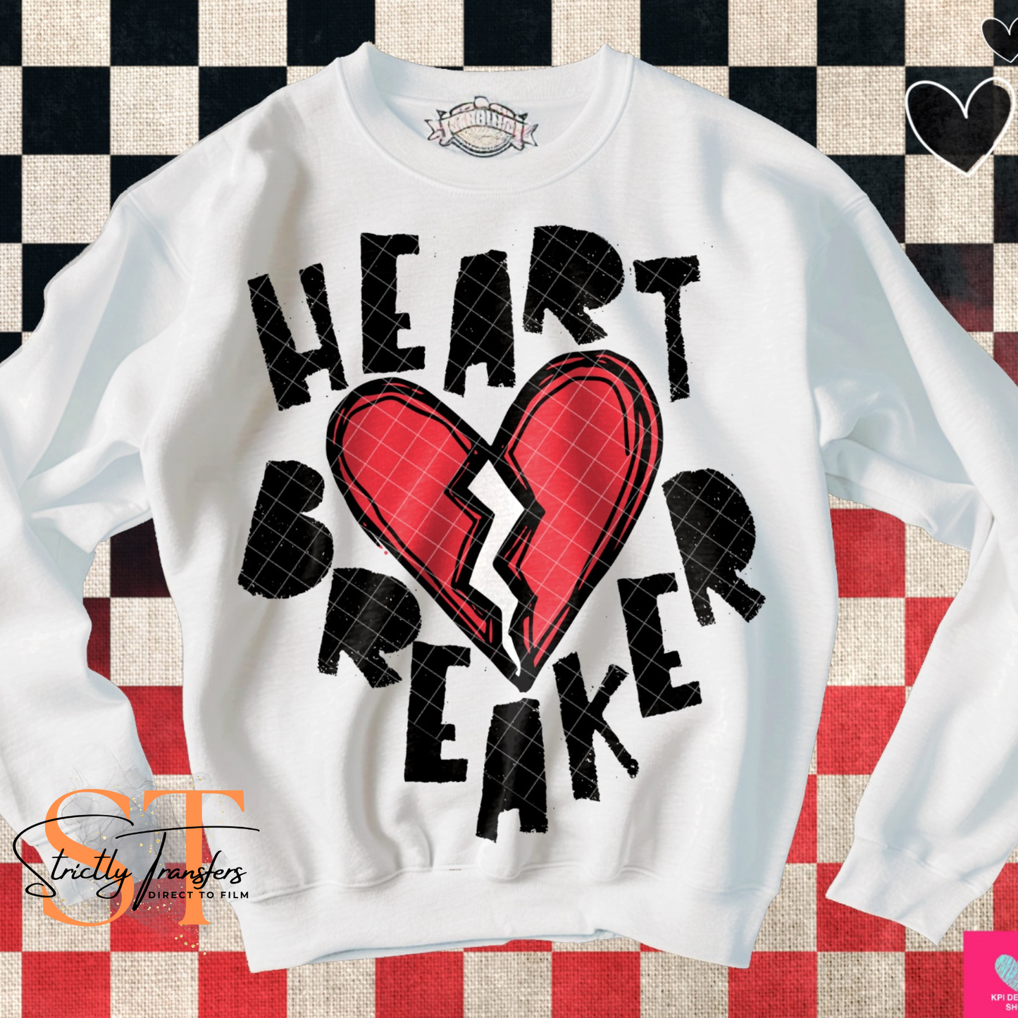 Heartbreaker Direct to Film Transfers