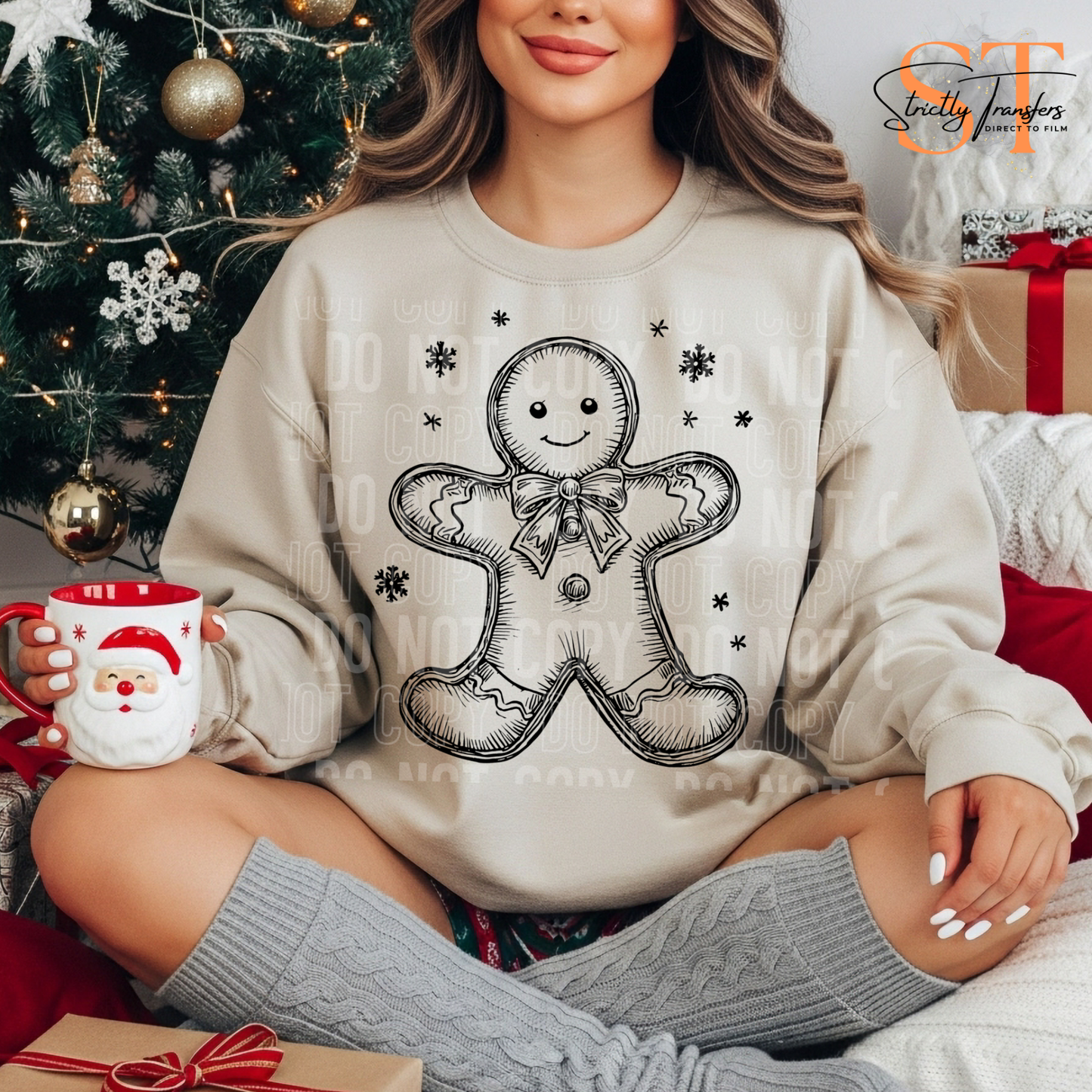 Gingerbread Man Direct to Film Transfers