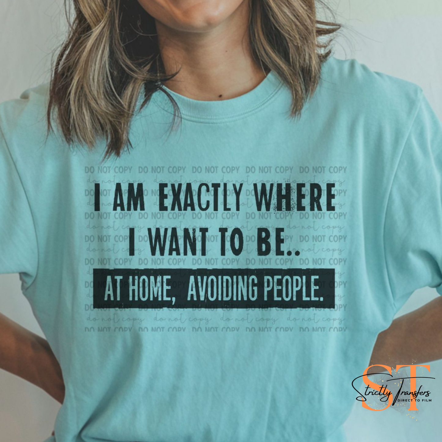 At Home, Avoiding People Direct to Film Transfers