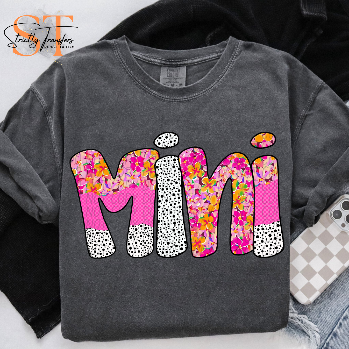 Happy Flowers- Mini Direct to Film Transfers