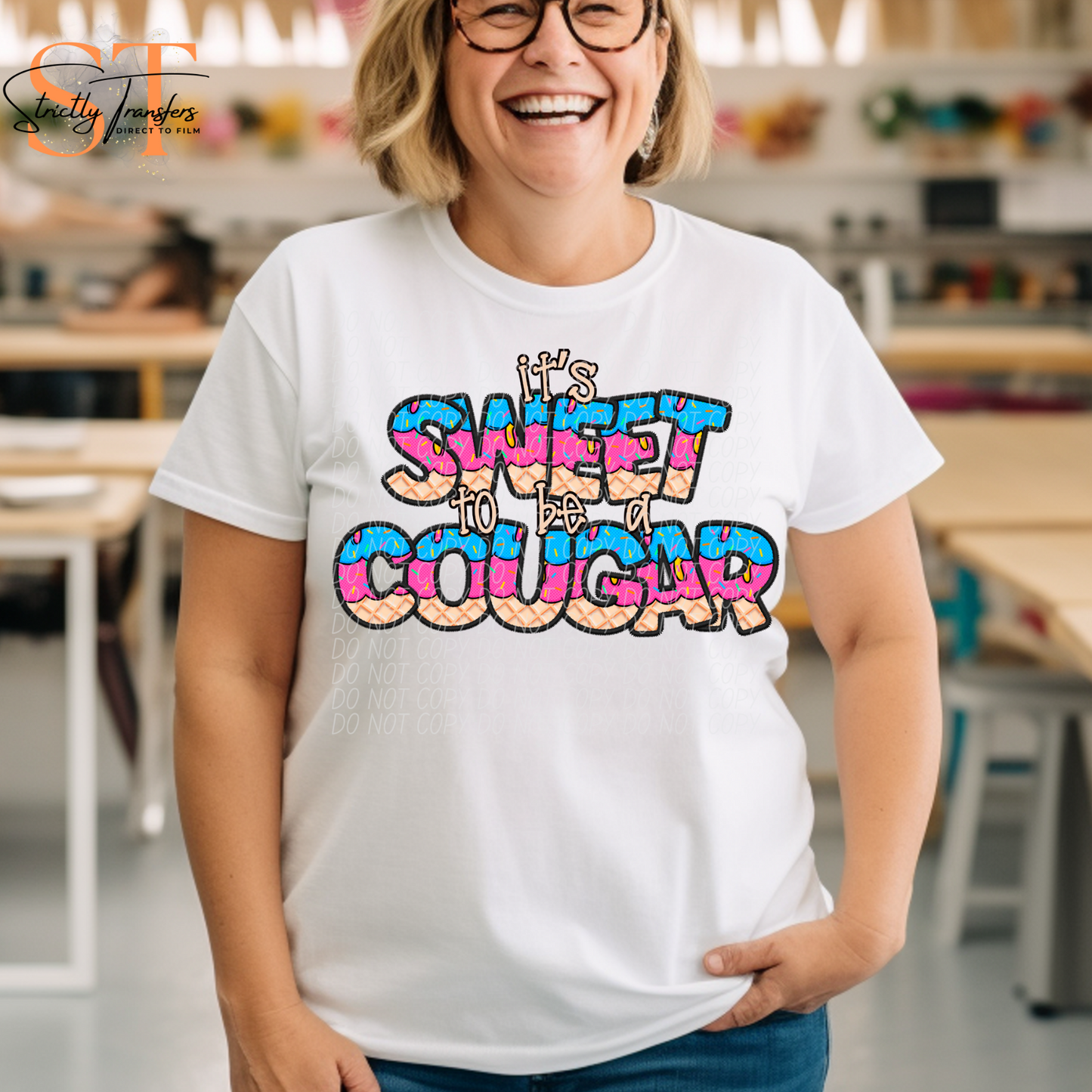 Sweet to be a Cougar Direct to Film Transfers