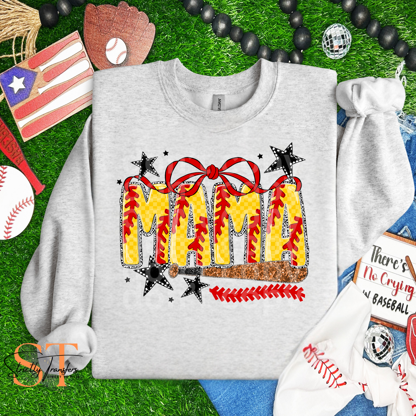 Softball Mama Coquette Direct to Film Transfers