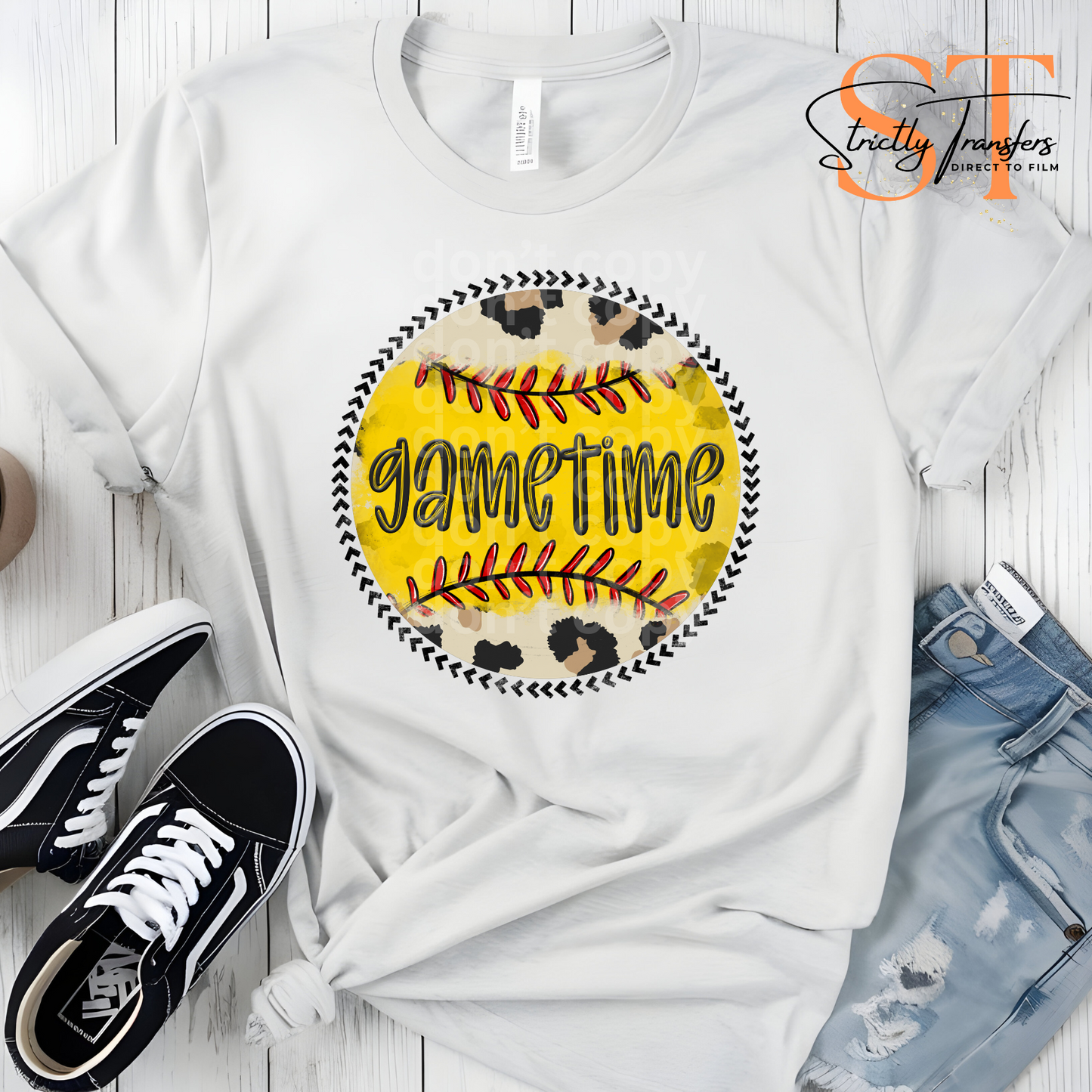 Gametime Softball Direct to Film Transfers