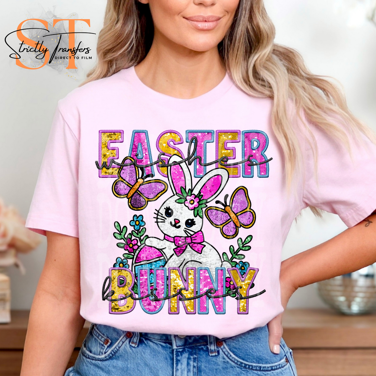 Easter Wishes Bunny Kisses Direct to Film Transfers