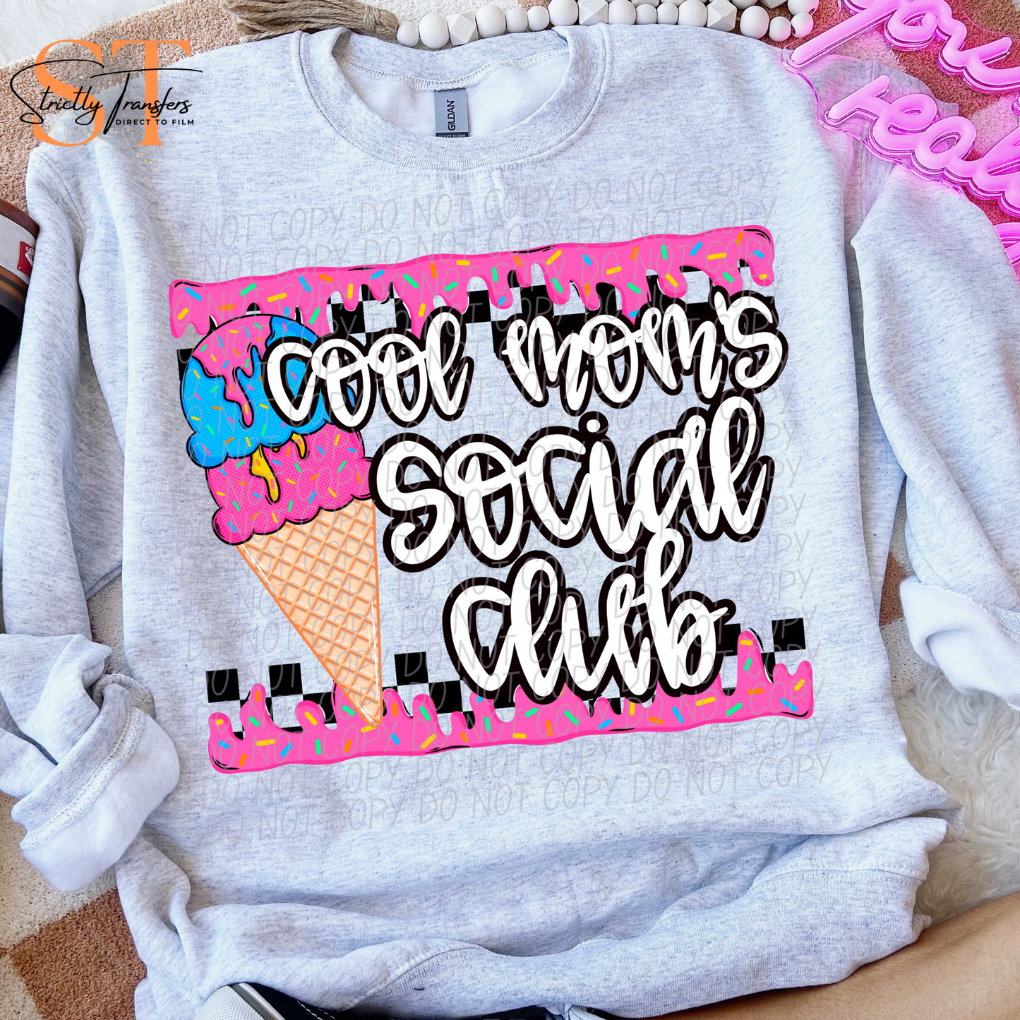 Cool Mom's Social Club Direct to Film Transfers