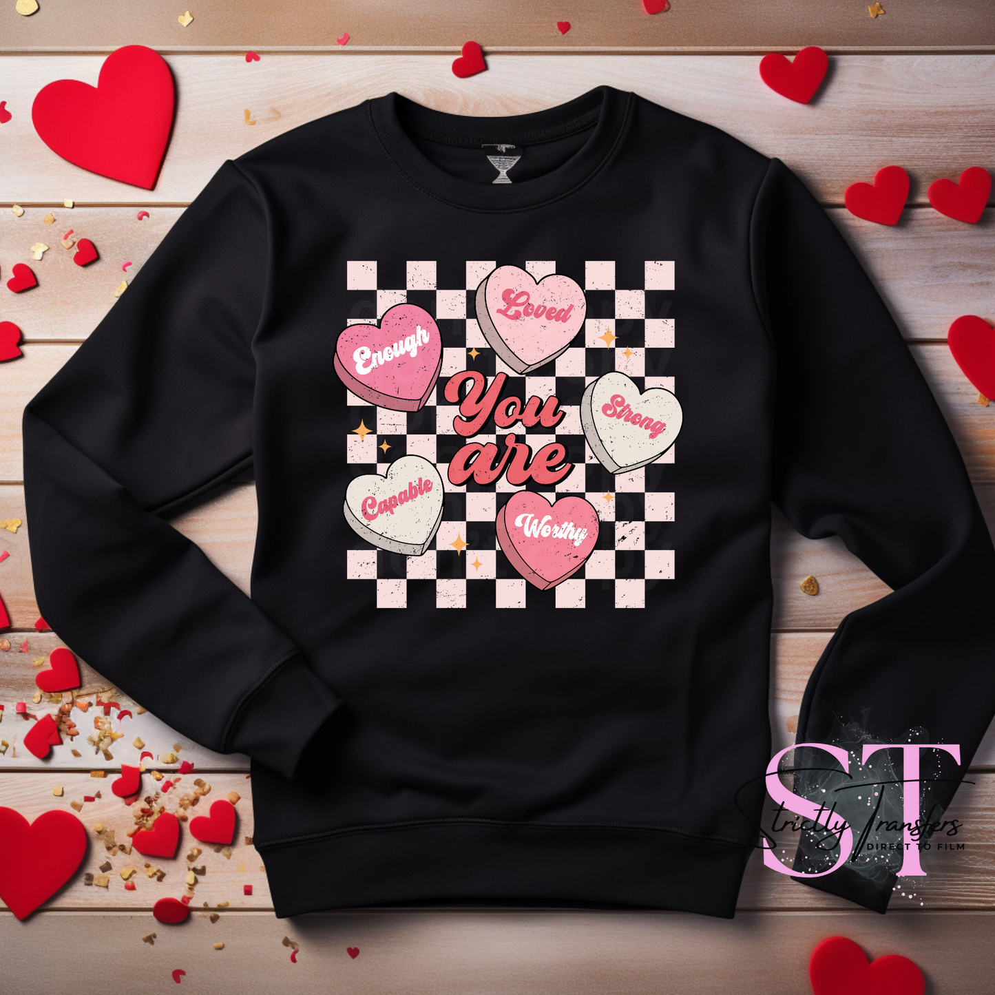 You Are Conversation Hearts Direct to Film Transfers