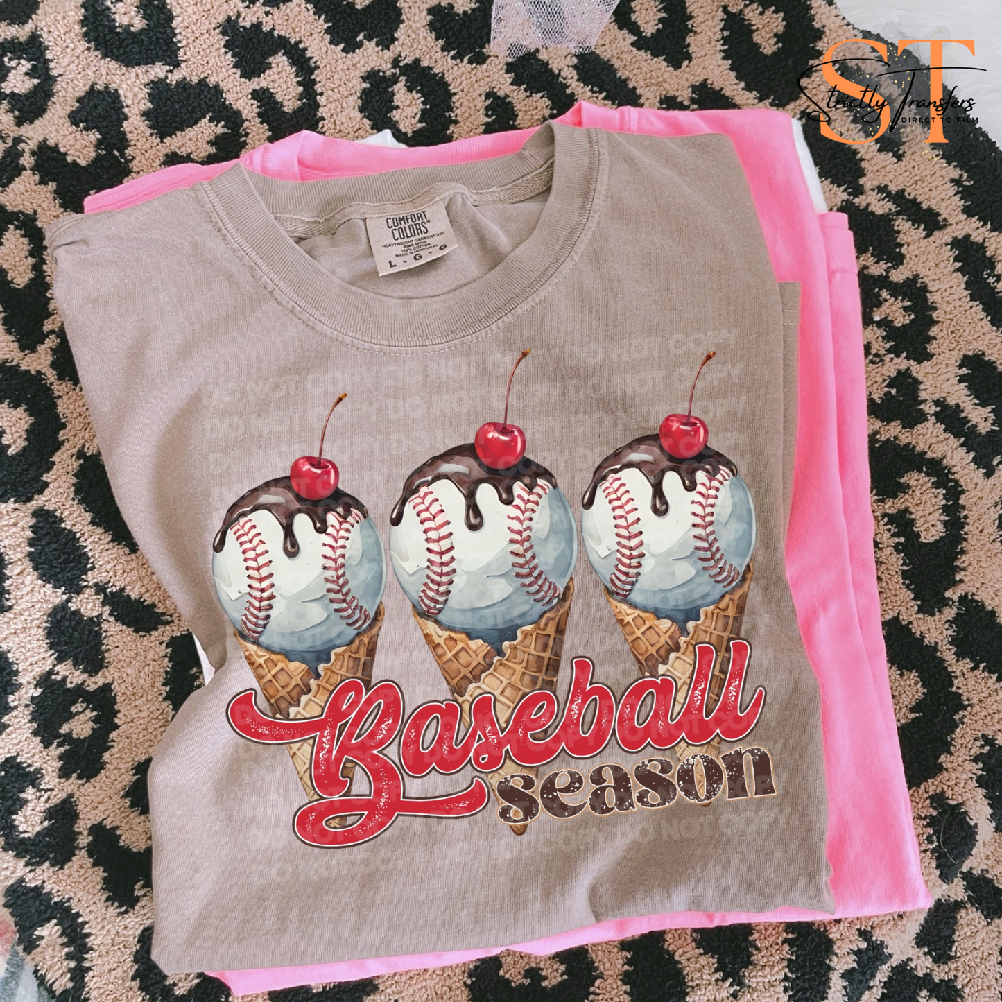 Baseball Season Ice-cream Direct to Film Transfers