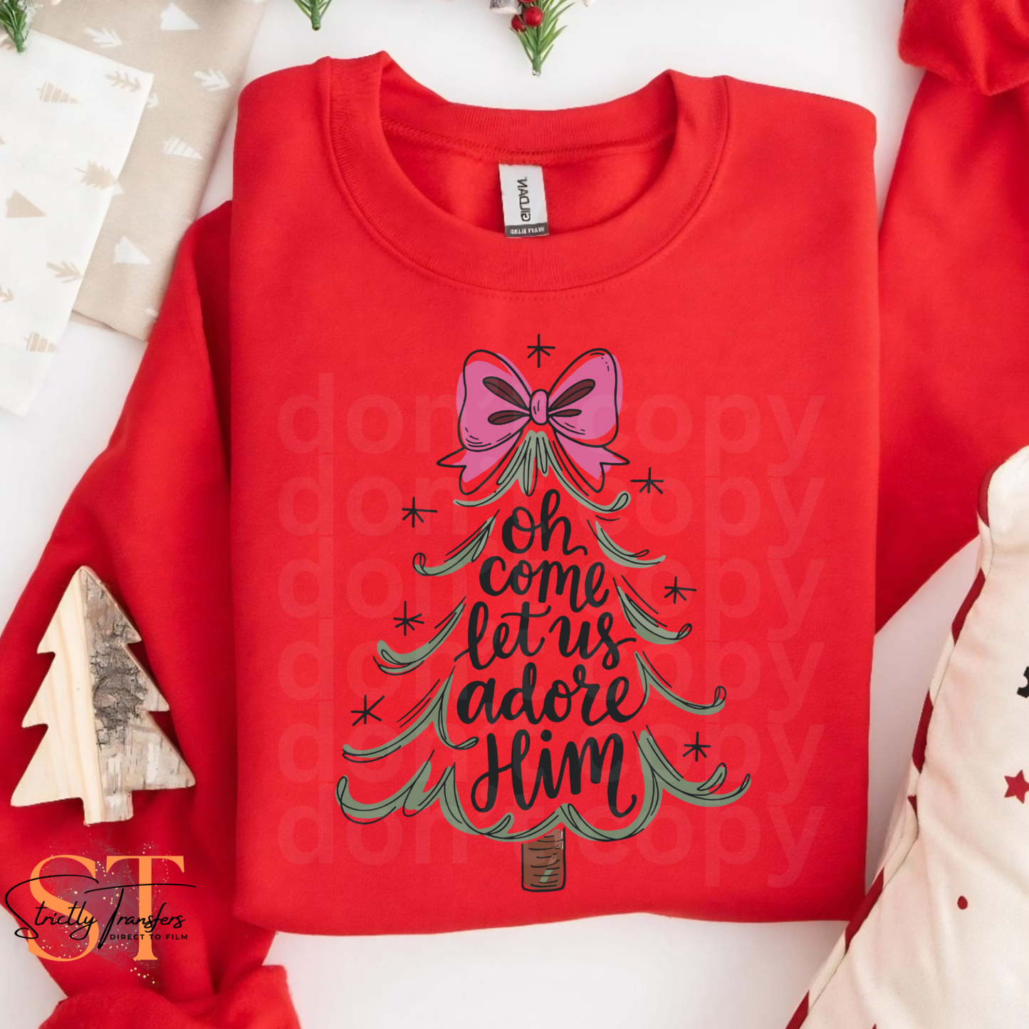 Oh Come Let Us Adore Him Direct to Film Transfers