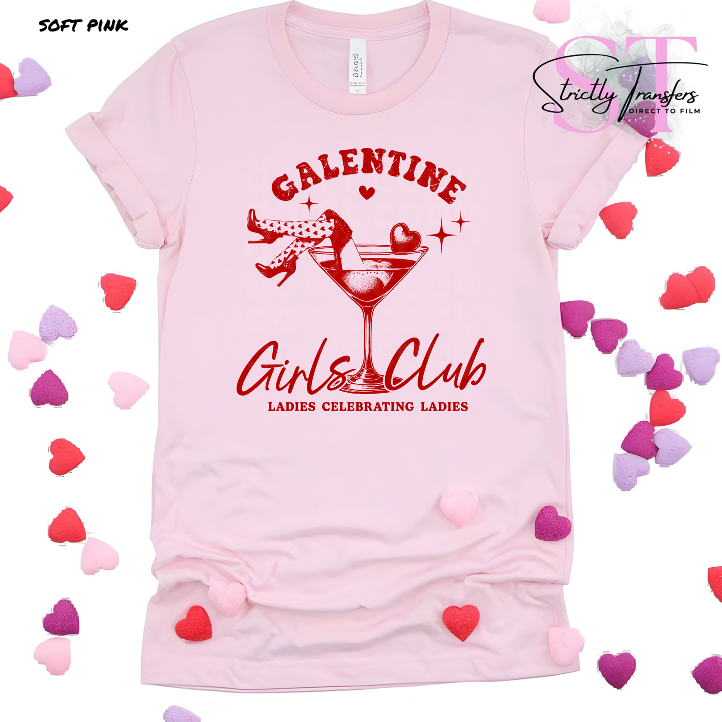 Galentine Girls Club Direct to Film Transfers