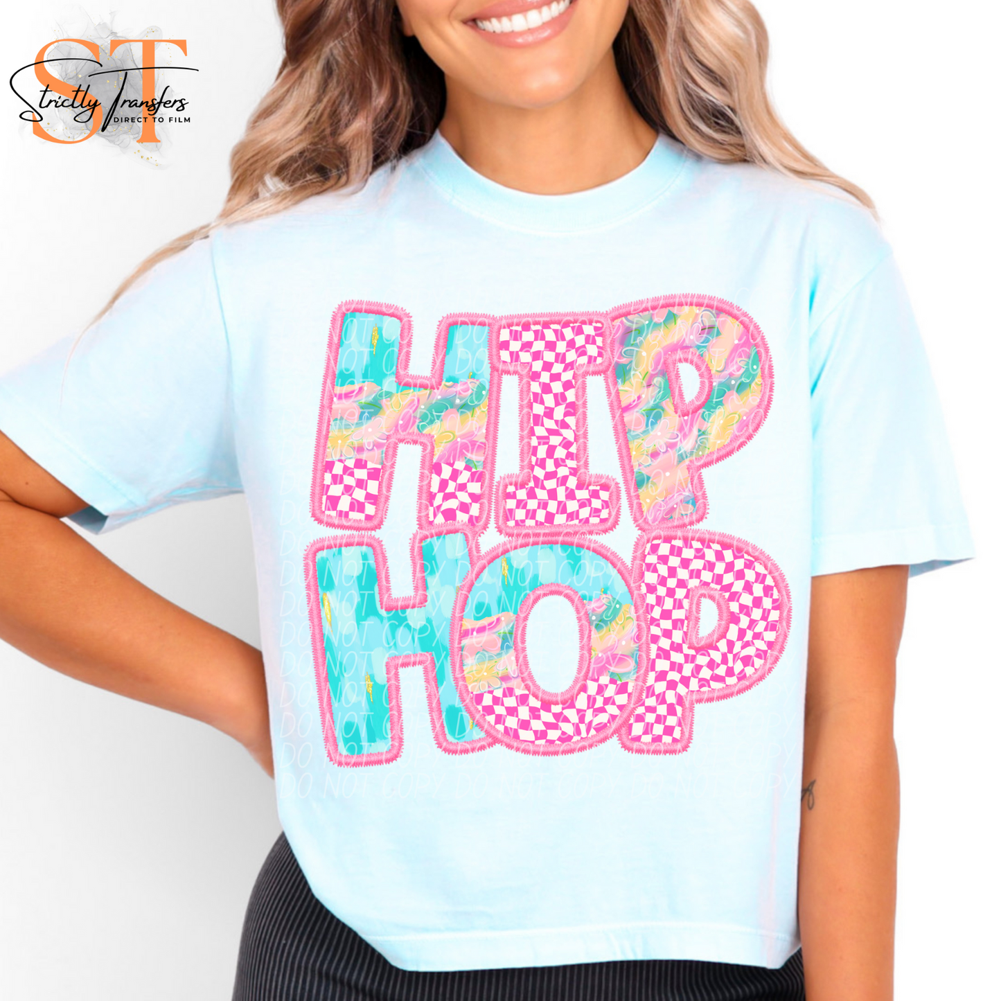 Hip Hop Spring Pattern Direct to Film Transfers