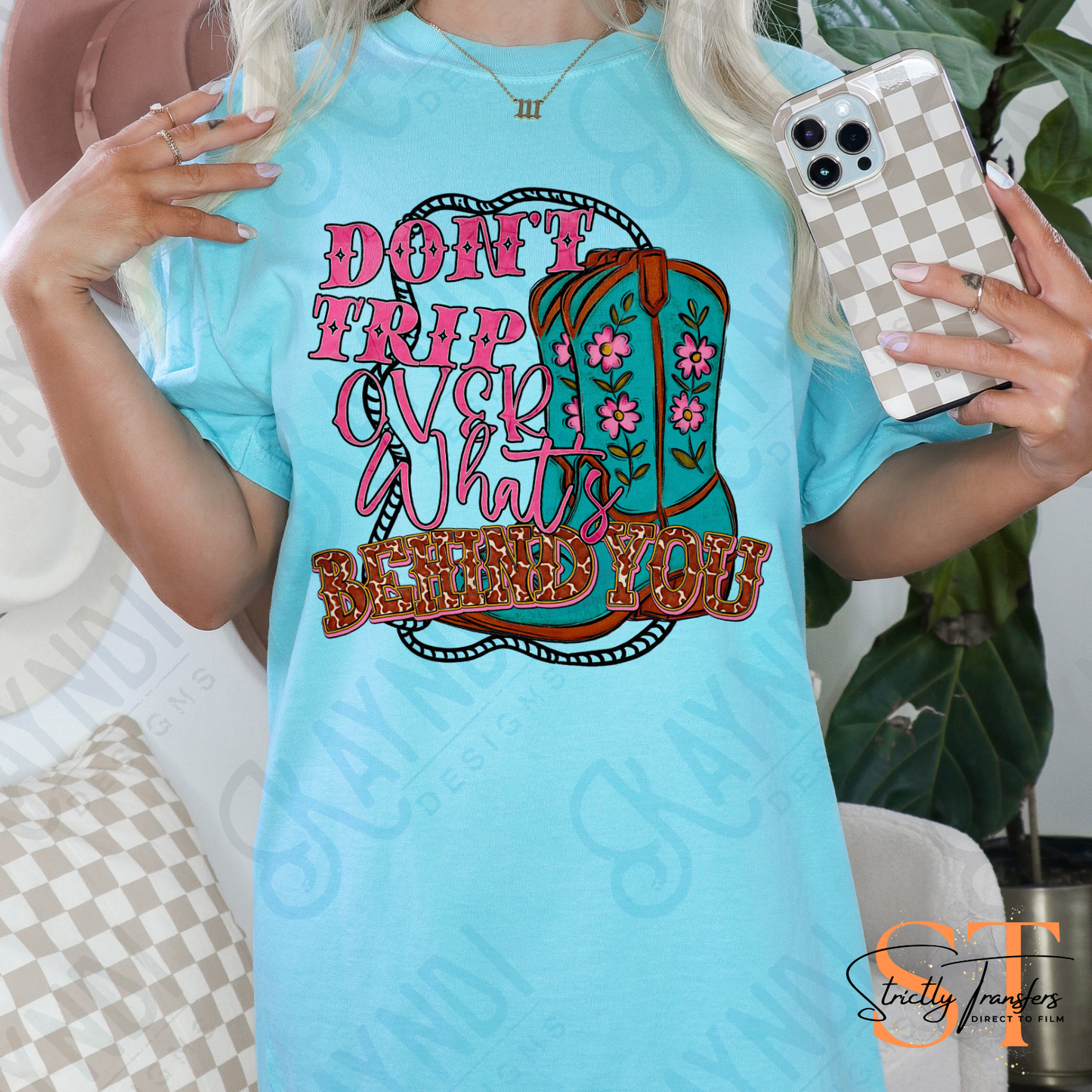 Don't Trip Over What's Behind You Direct to Film Transfers