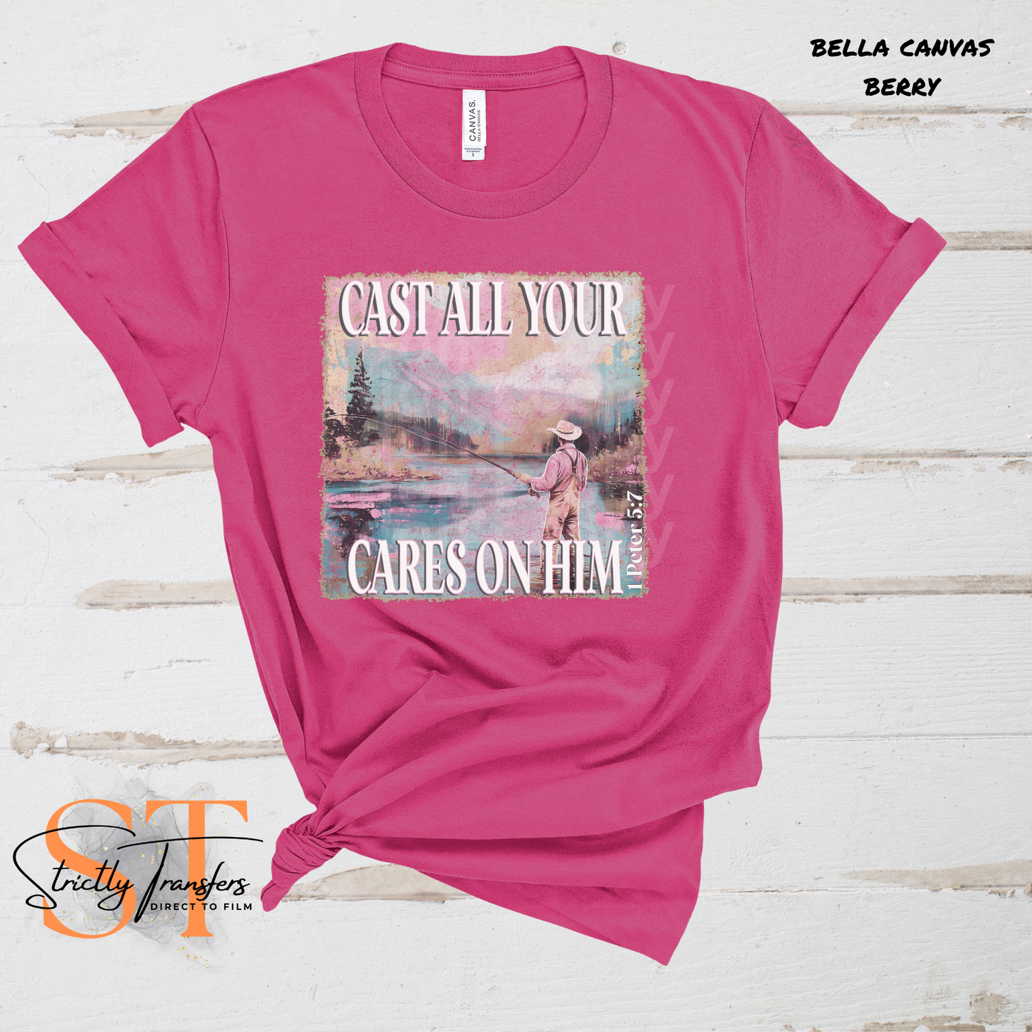 Cast all your Cares on Him Direct to Film Transfers