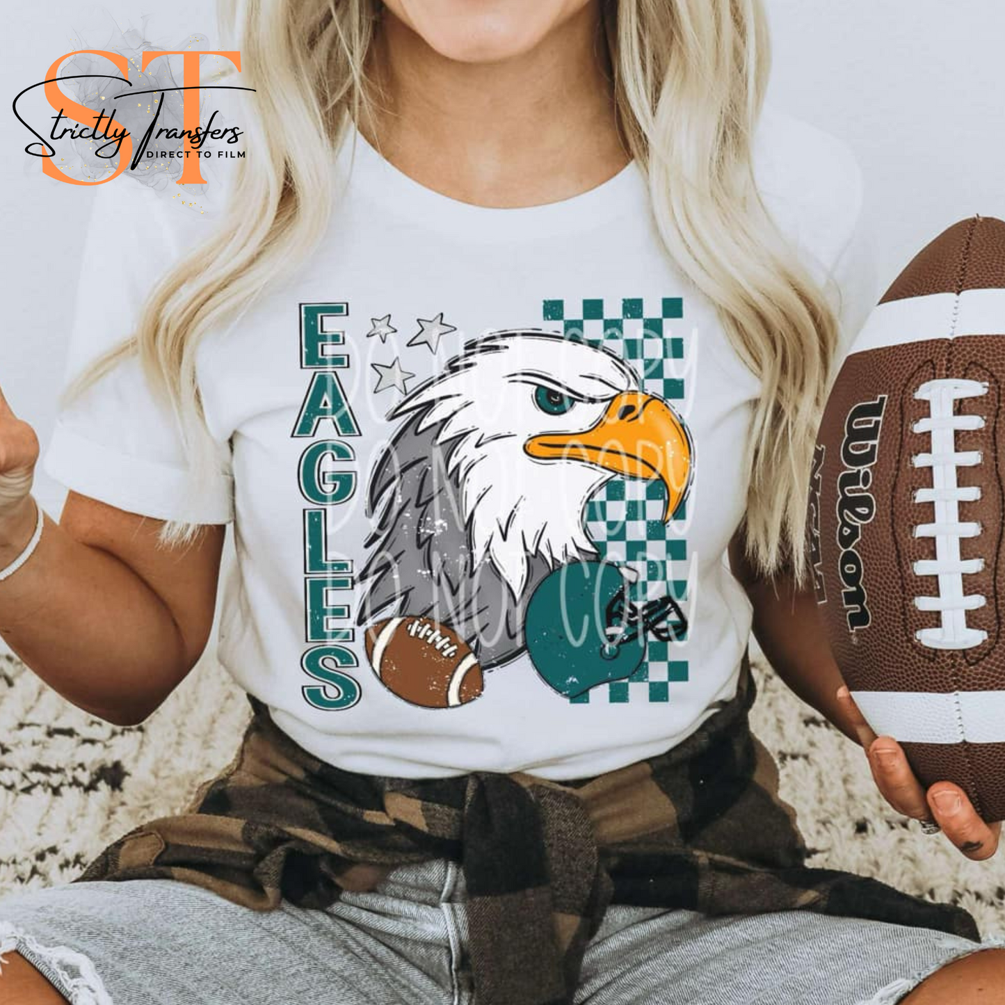 Vintage Philadelphia Eagles Direct to Film Transfers