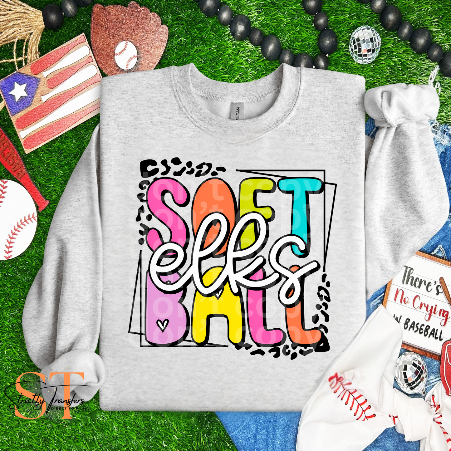 Bright Leopard Elks Direct to Film Transfers