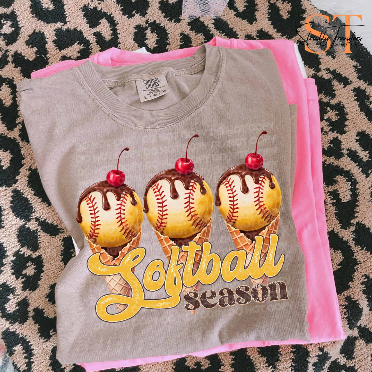 Softball Season Ice-cream Direct to Film Transfers