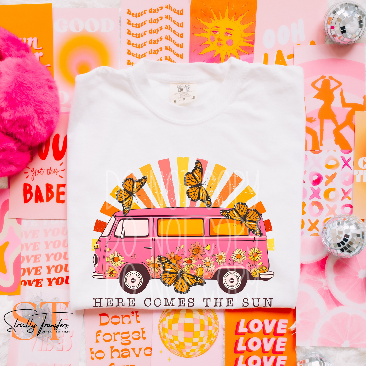 Here Comes the Sun Direct to Film Transfers