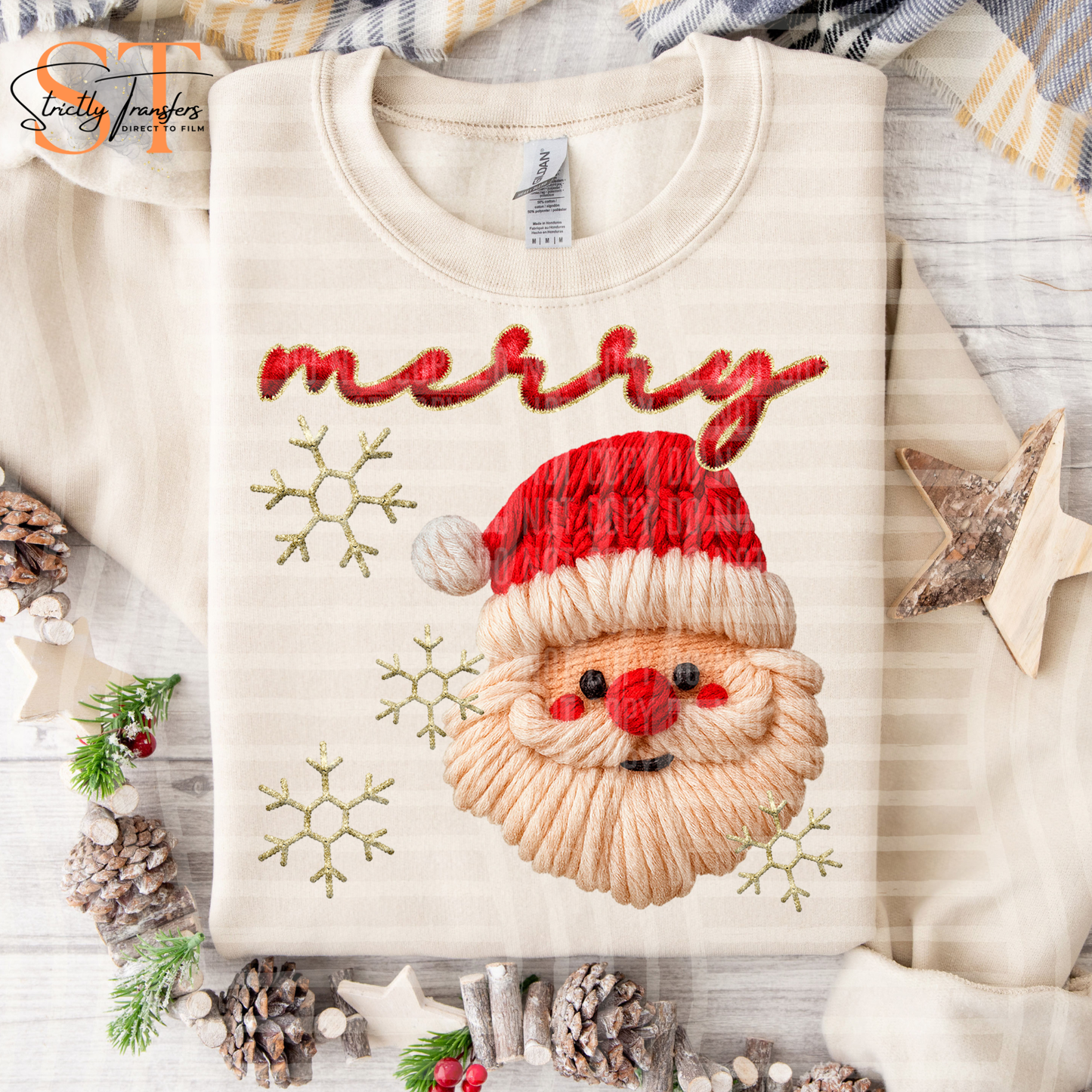 Merry Santa Direct to Film Transfers