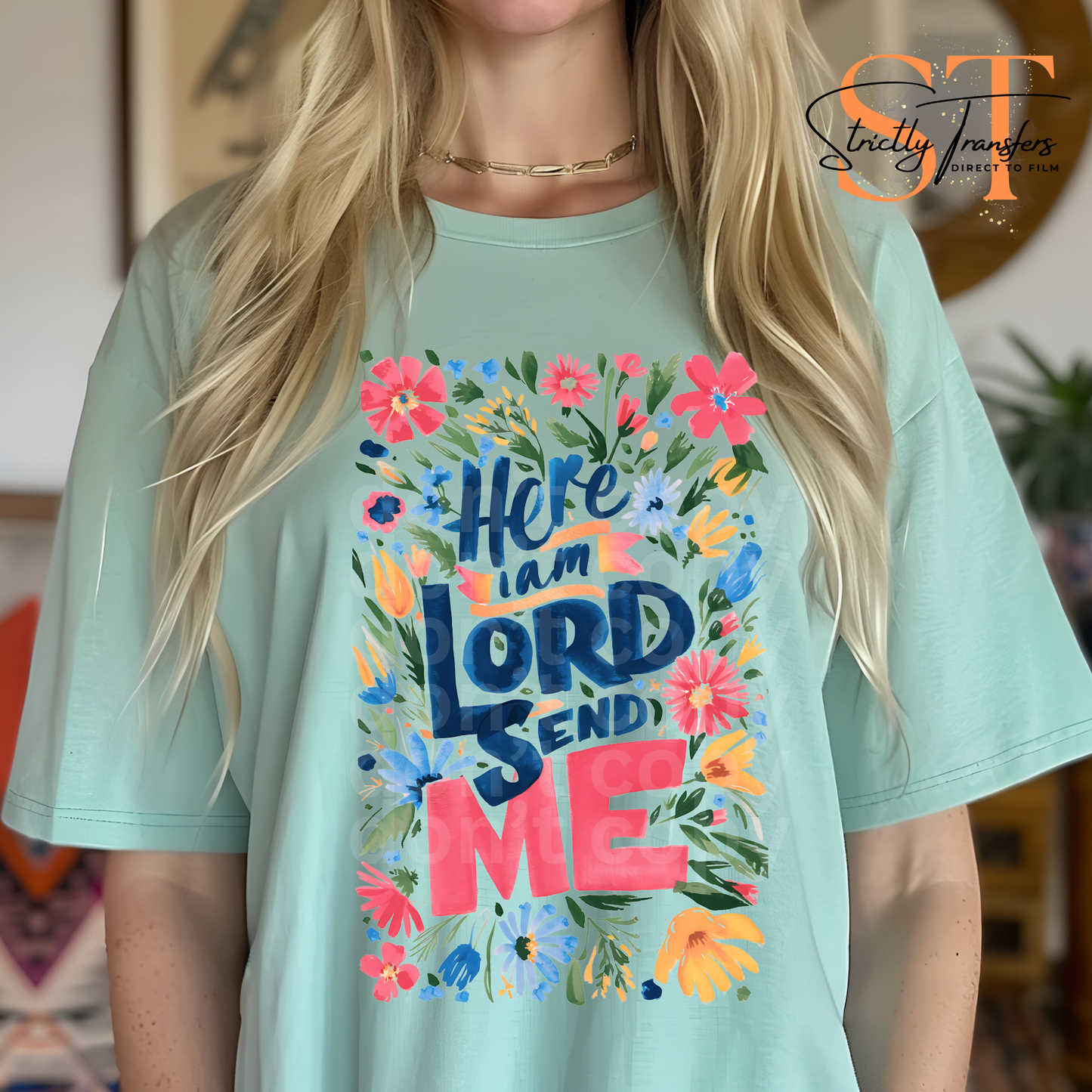 Here I Am Lord Send Me Direct to Film Transfers