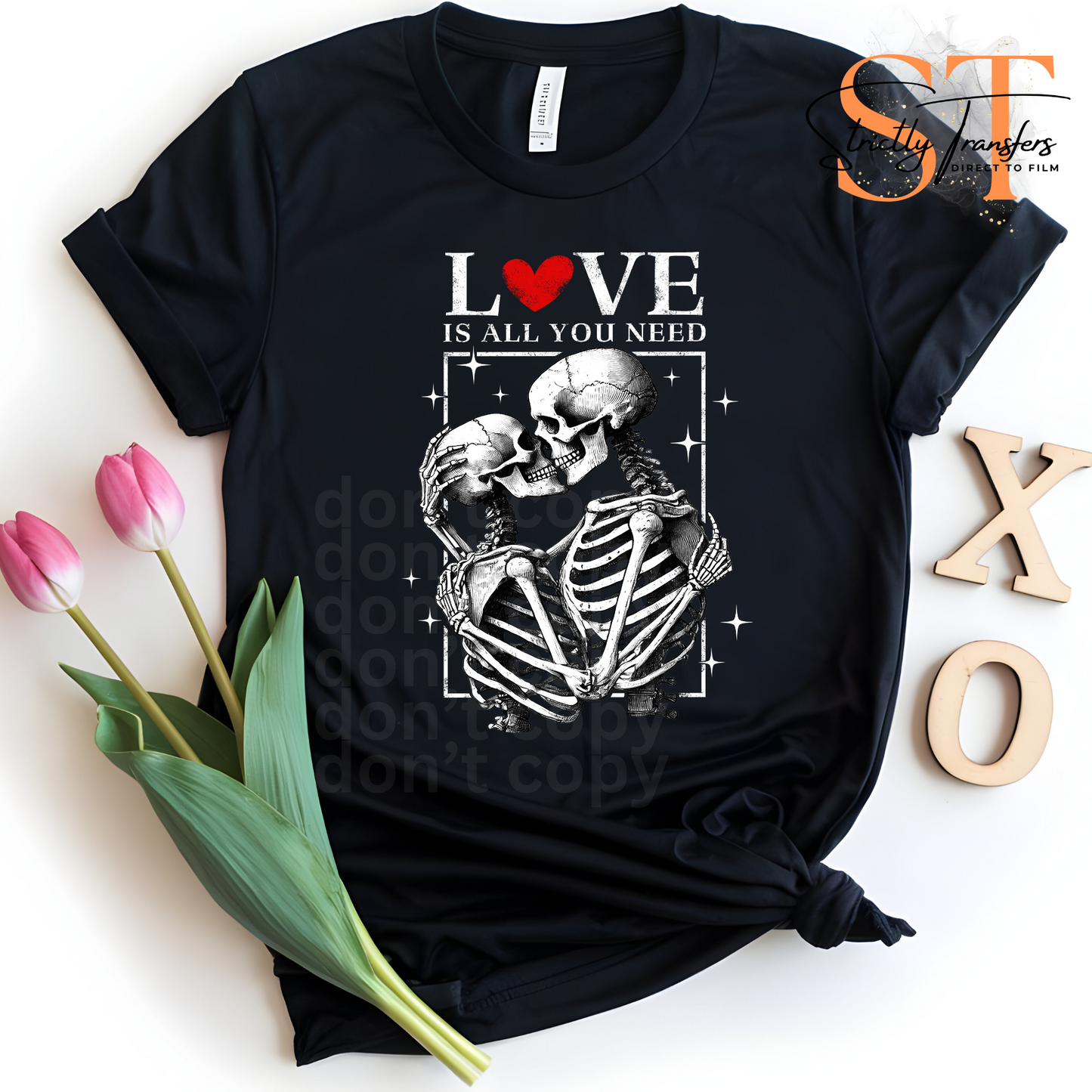 Love is All you Need Direct to Film Transfers