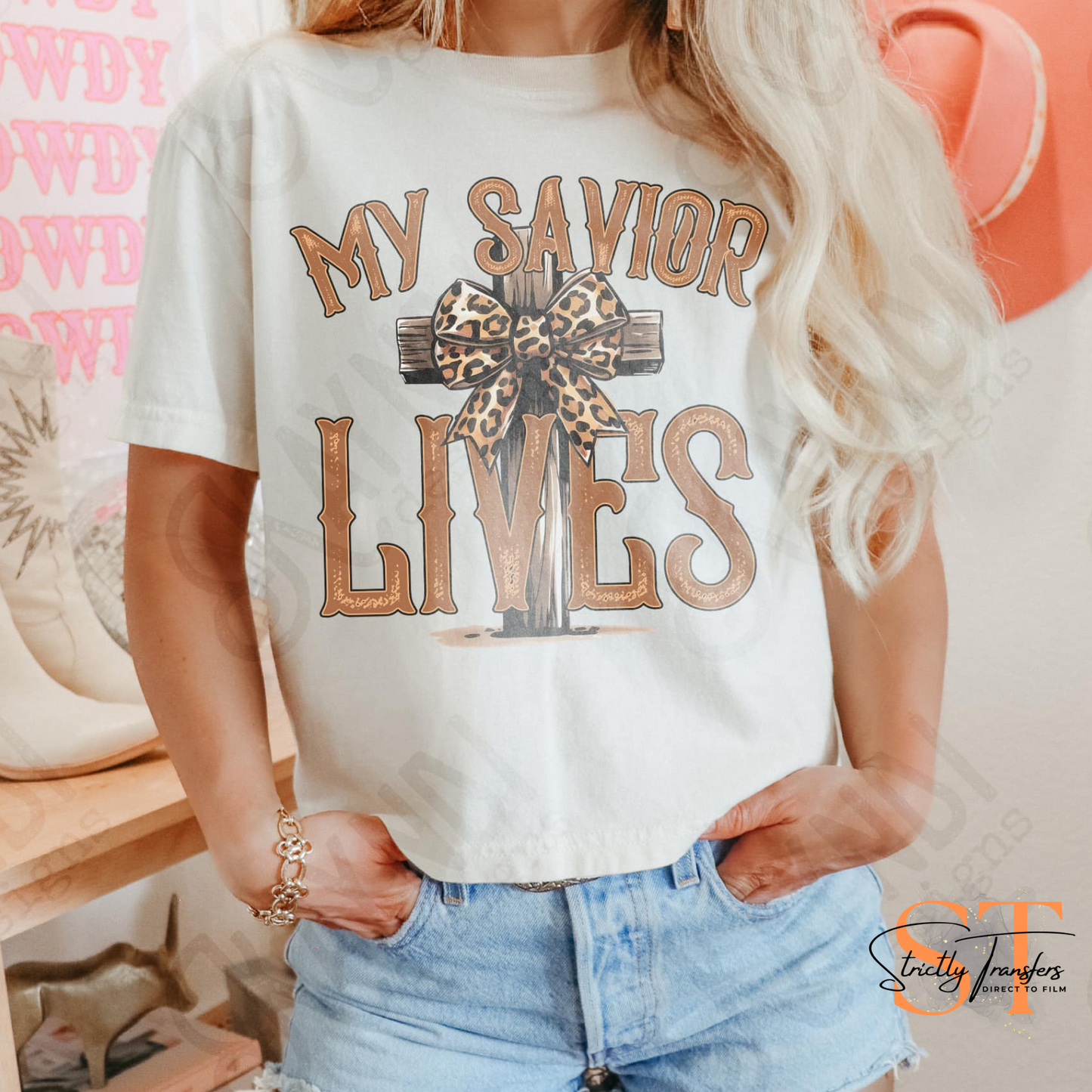 My Savior Lives Direct to Film Transfers