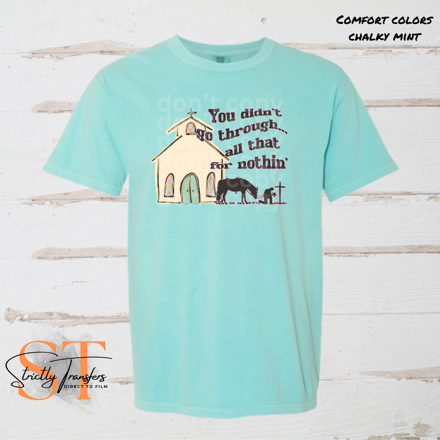 You Didn't go Through all That for Nothin' Direct to Film Transfers