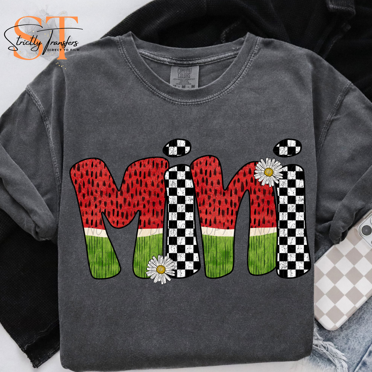 Watermelon Names Direct to Film Transfers