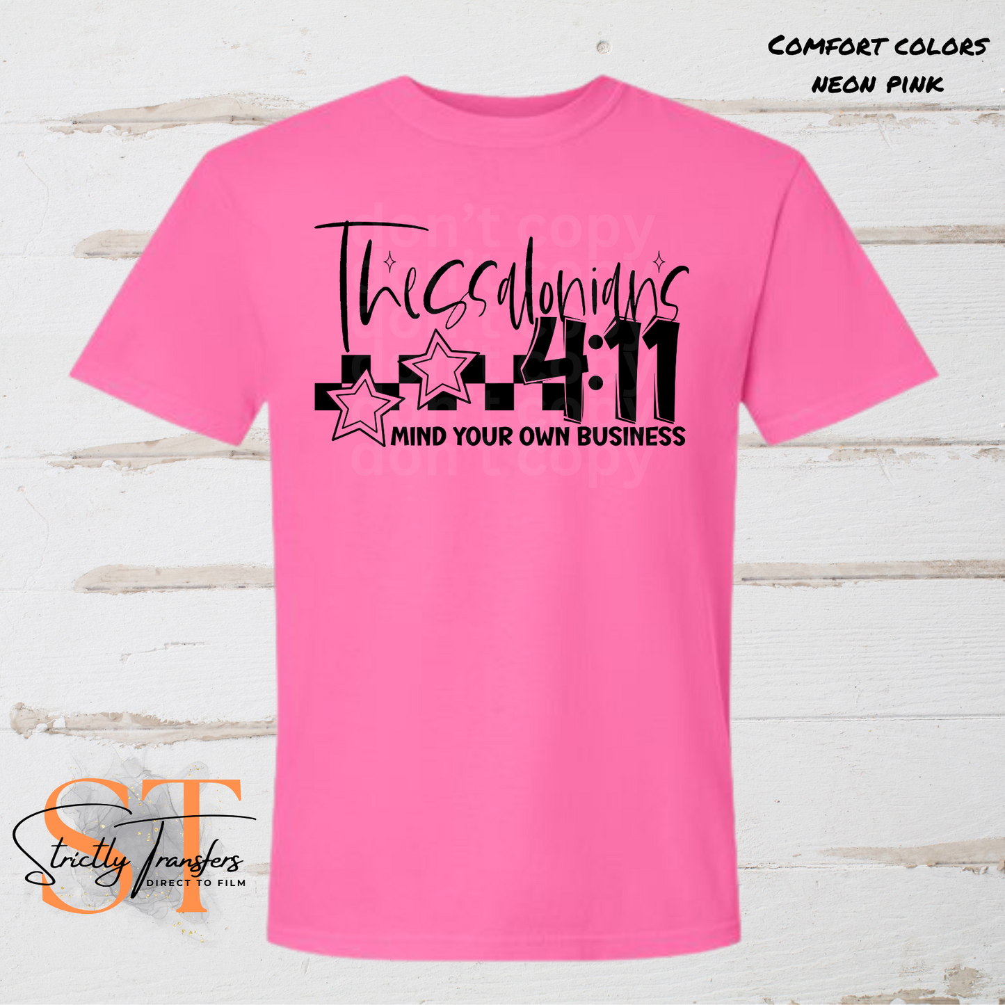 Mind your Business Direct to Film Transfers