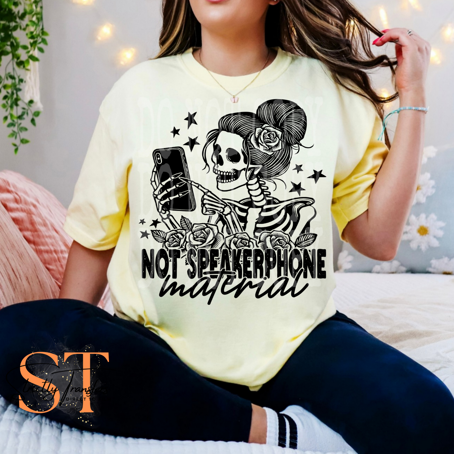 Not Speakerphone Material Direct to Film Transfers