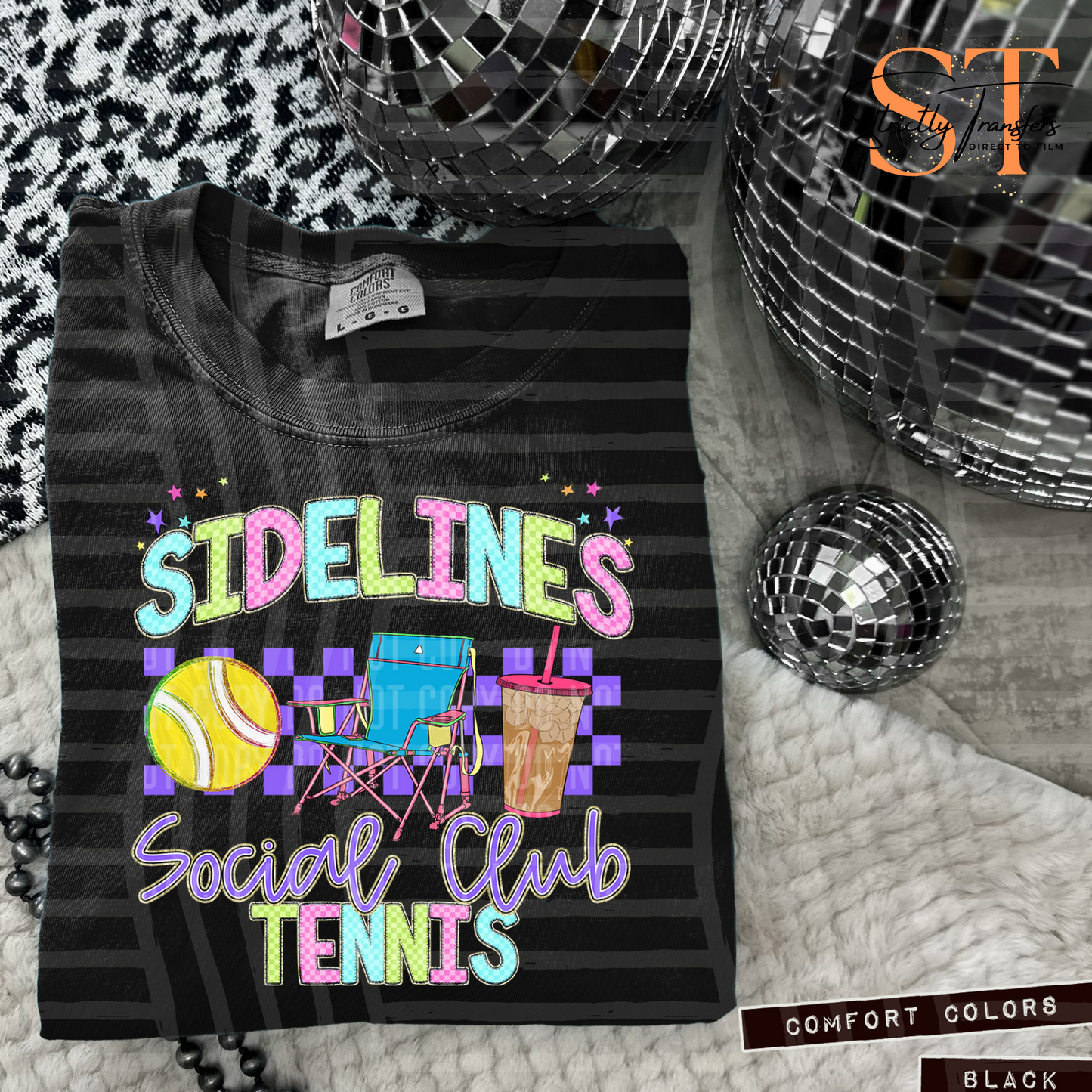 Sidelines Social Club Tennis Direct to Film Transfers