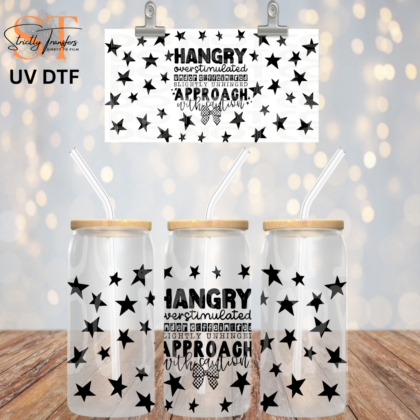 Hangry Libbey UV Wrap Direct to Film Wraps