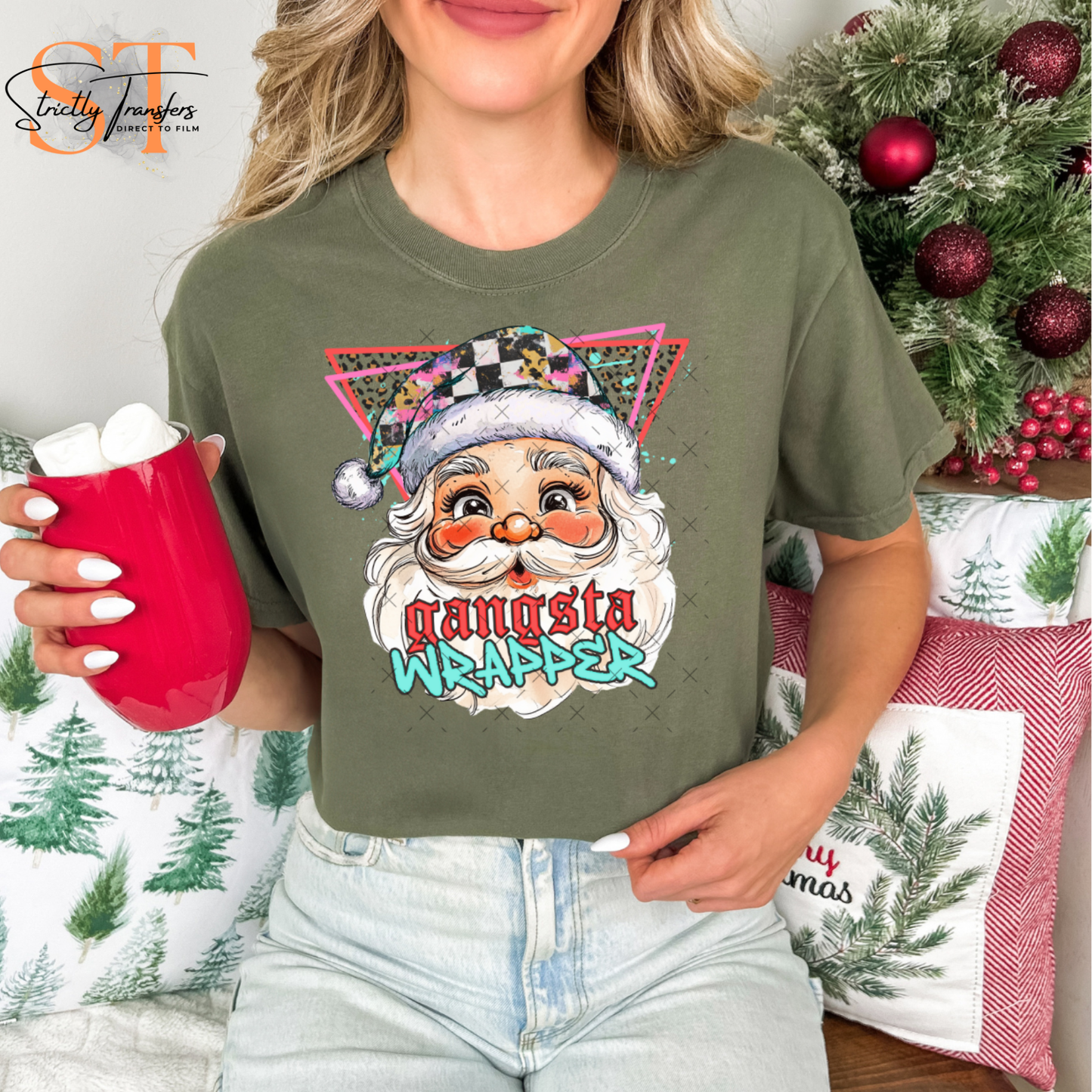 Gangsta Wrapper Direct to Film Transfers