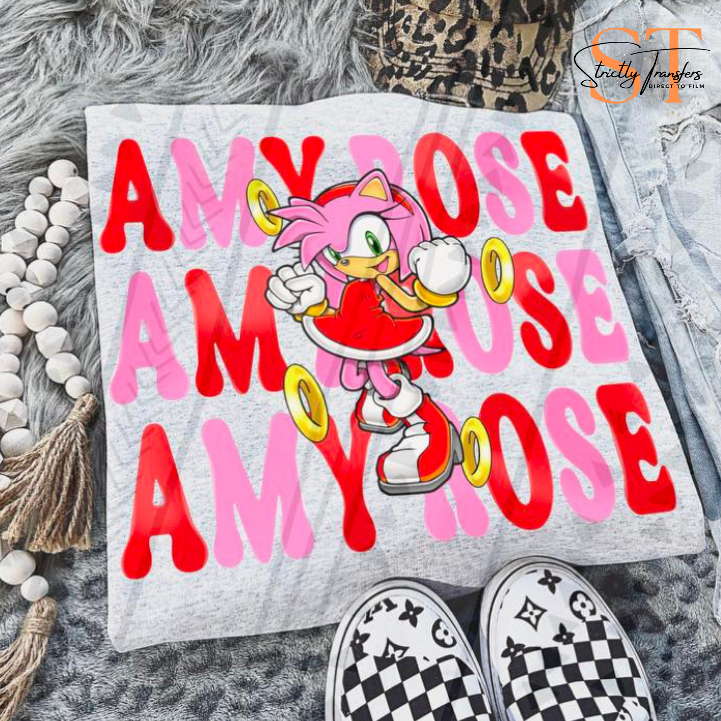 Speedy Hedgehog & Friends Stacked Collection -5 options Direct to Film Transfers