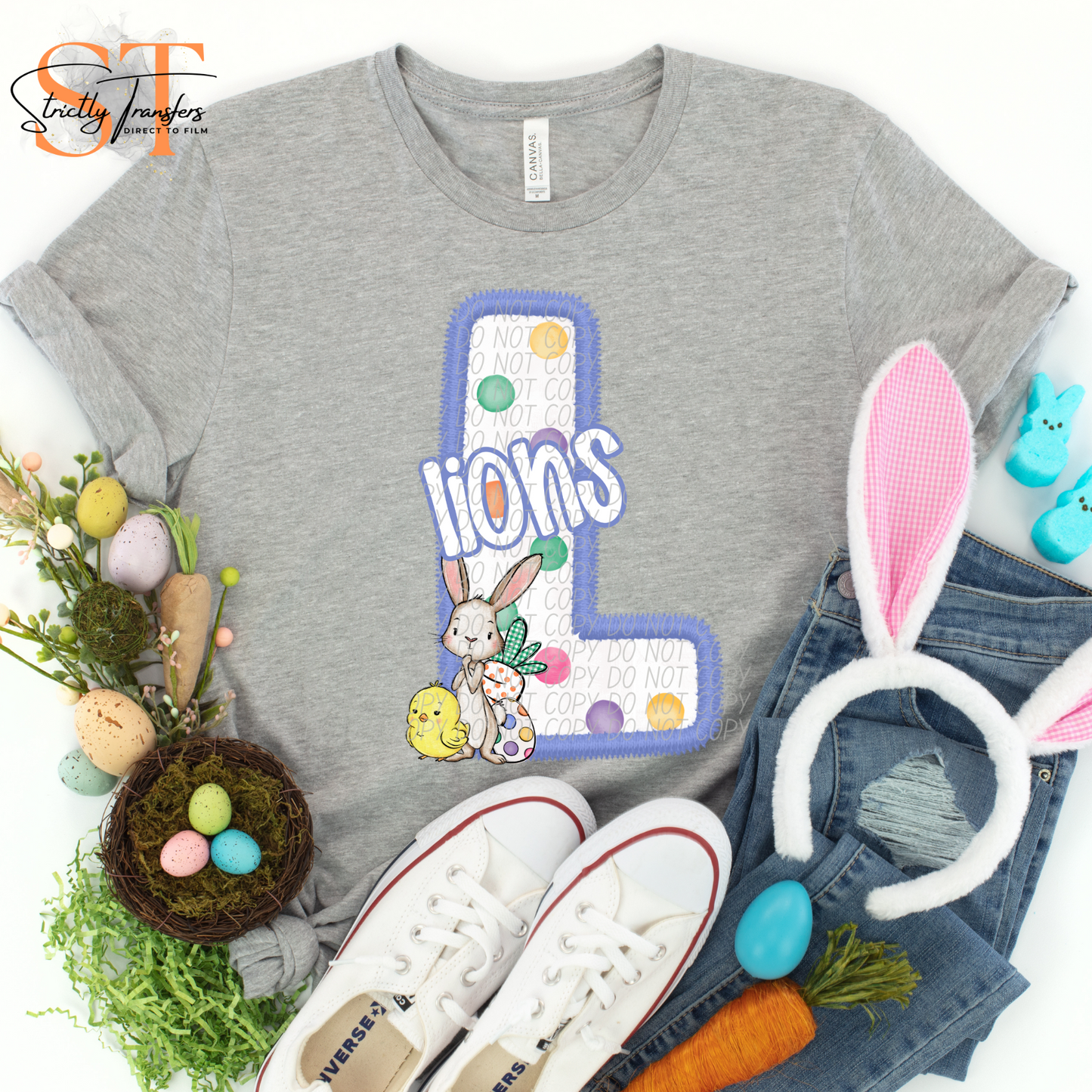 Lions Easter Direct to Film Transfers