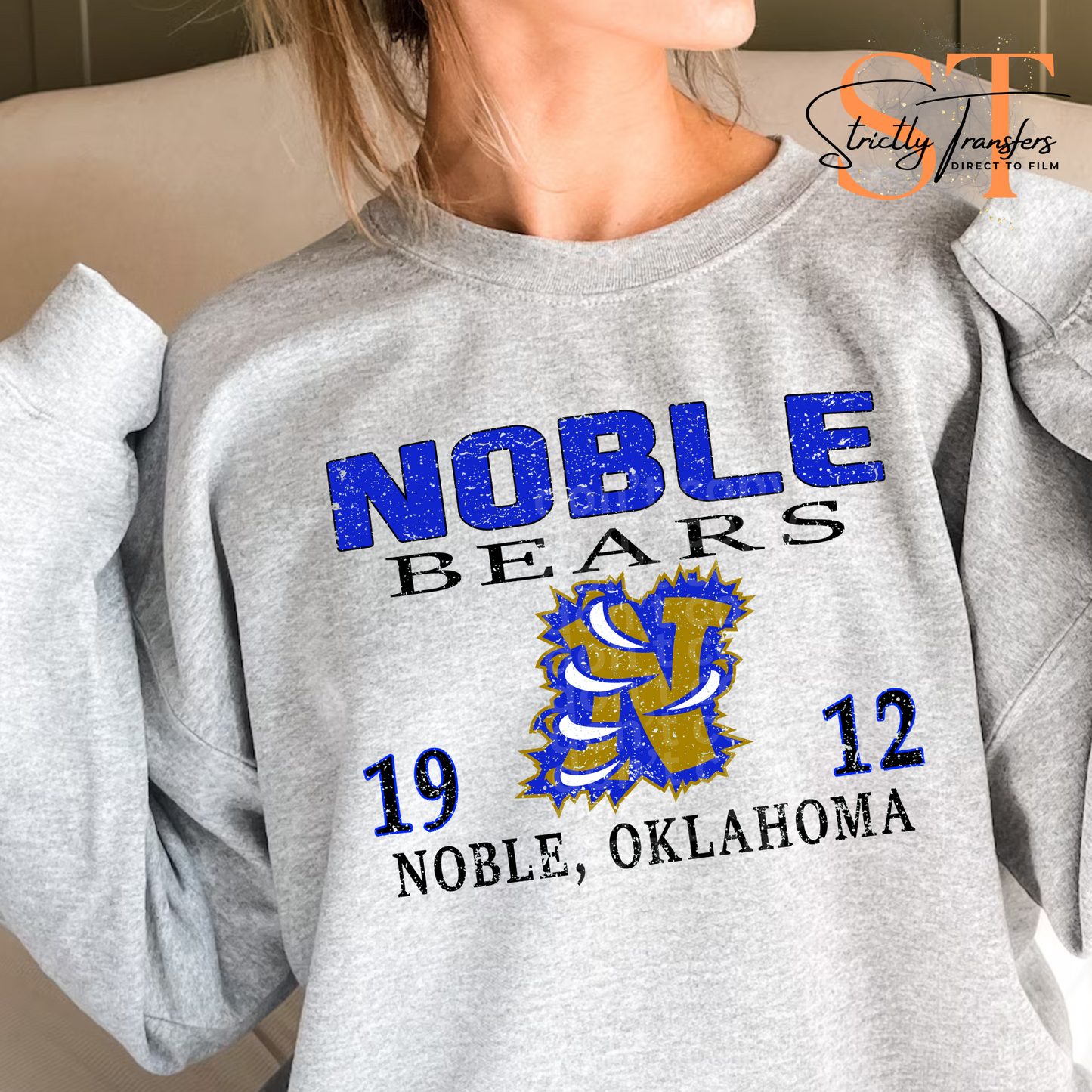 Noble Bears Weathered Direct to Film Transfers