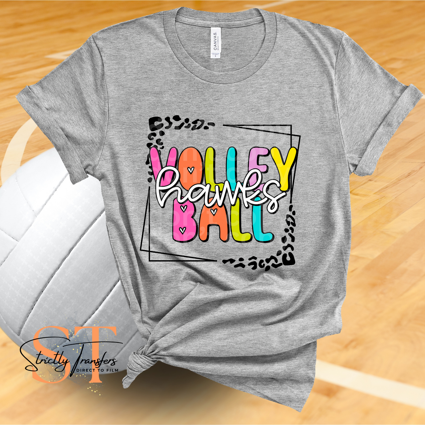 Bright Leopard Hawks Direct to Film Transfers