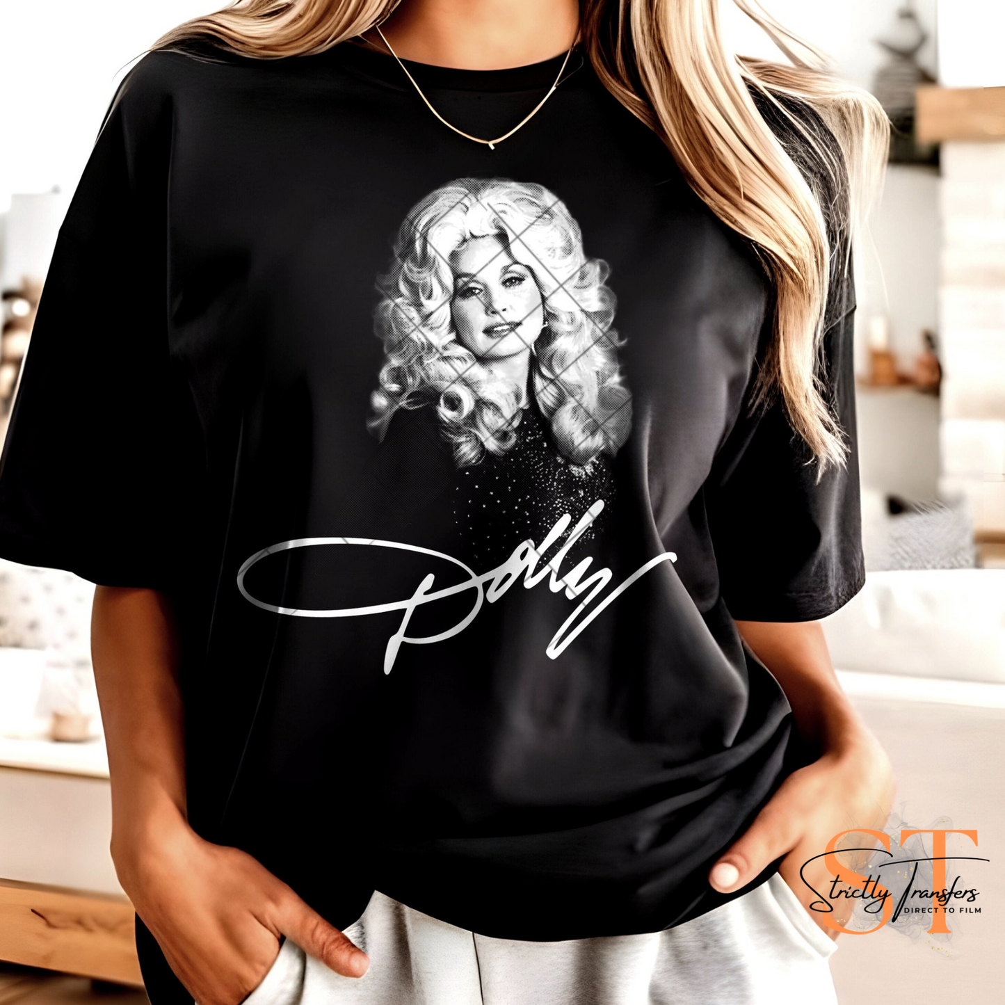 Dolly Parton Signature Direct to Film Transfers