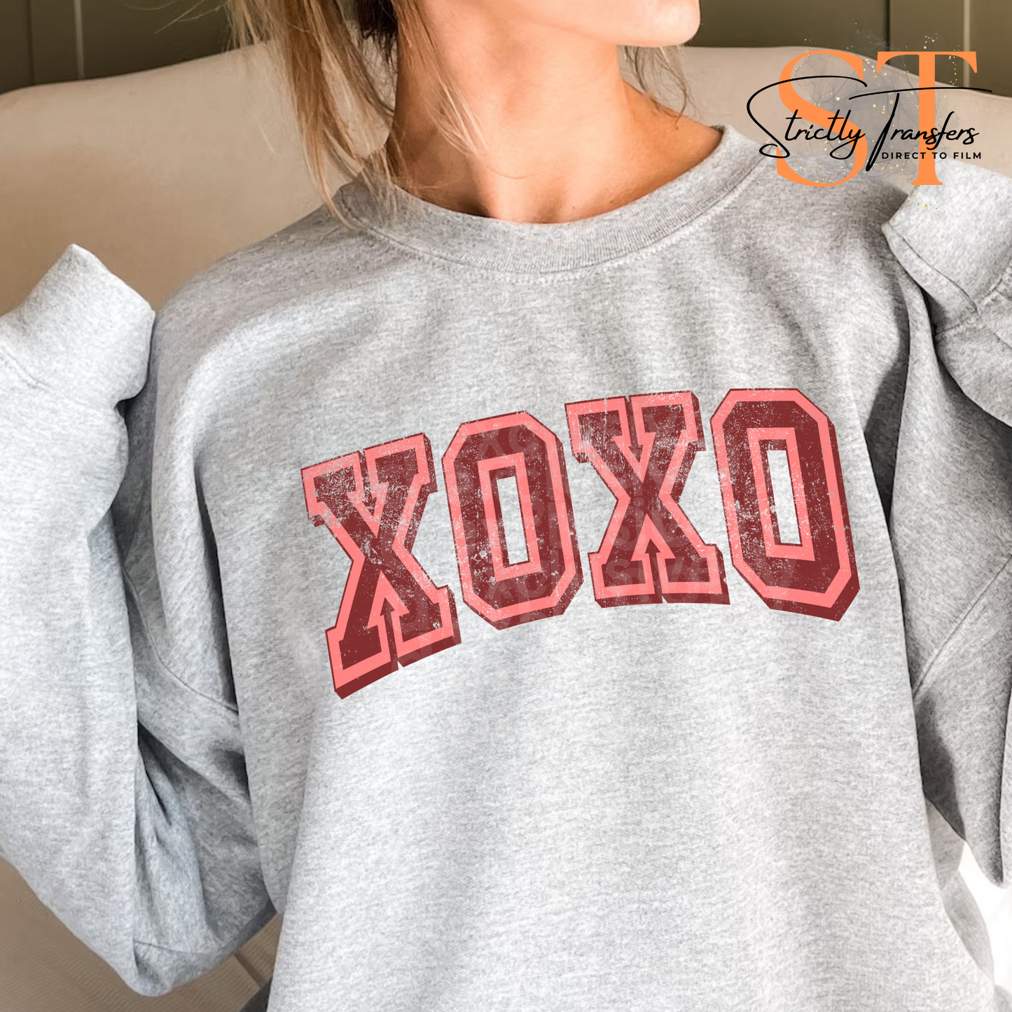 Retro XOXO Direct to Film Transfers
