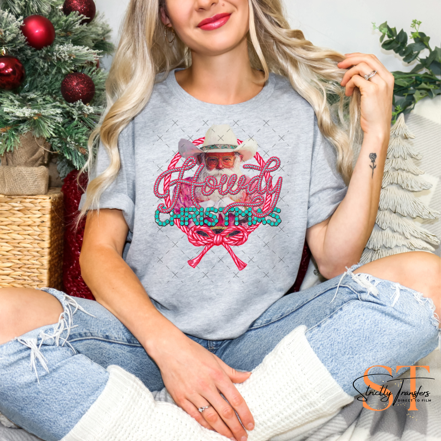 Howdy Christmas Direct to Film Transfers