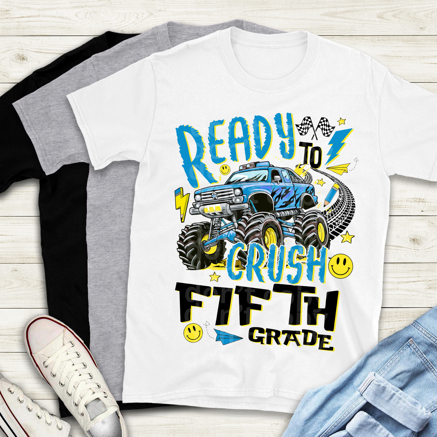 Ready to Crush Grade Levels Direct to Film Transfers