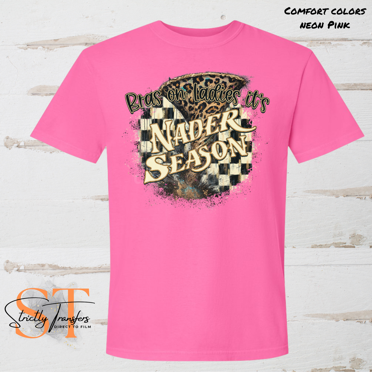 Bras on Ladies It's Nader Season - 2 options Direct to Film Transfers