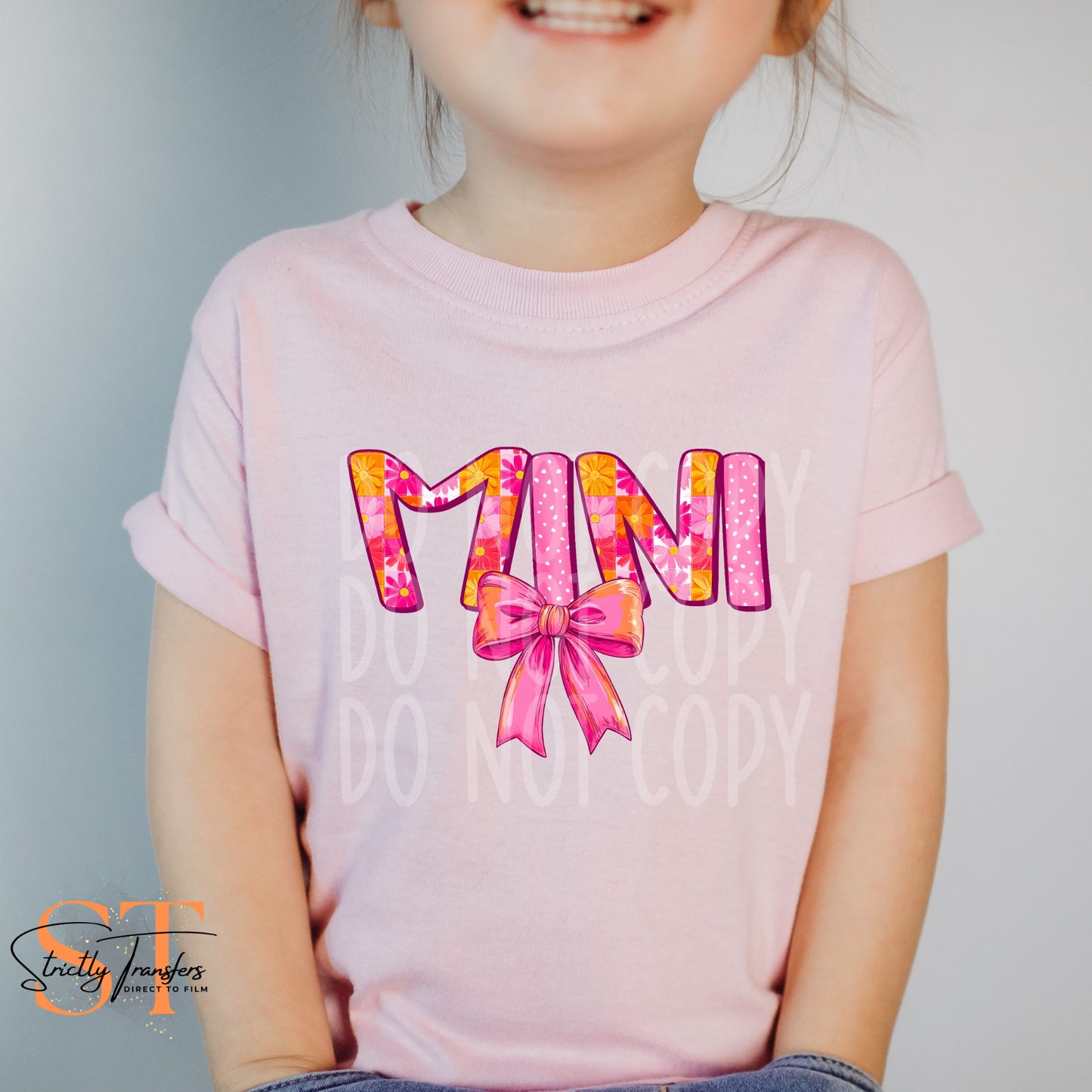 Mini Spring Bow Direct to Film Transfers